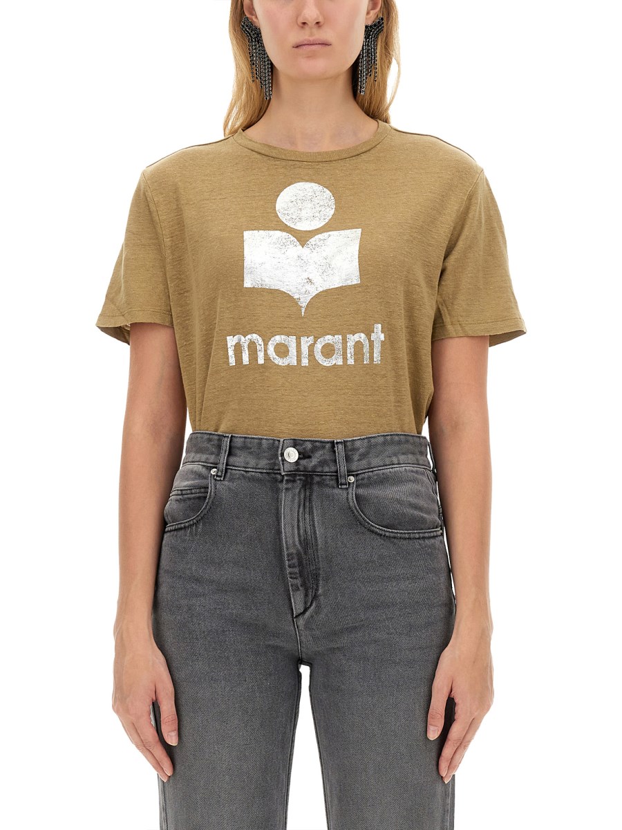 MARANT ÉTOILE T-SHIRT ZEWEL IN LINO