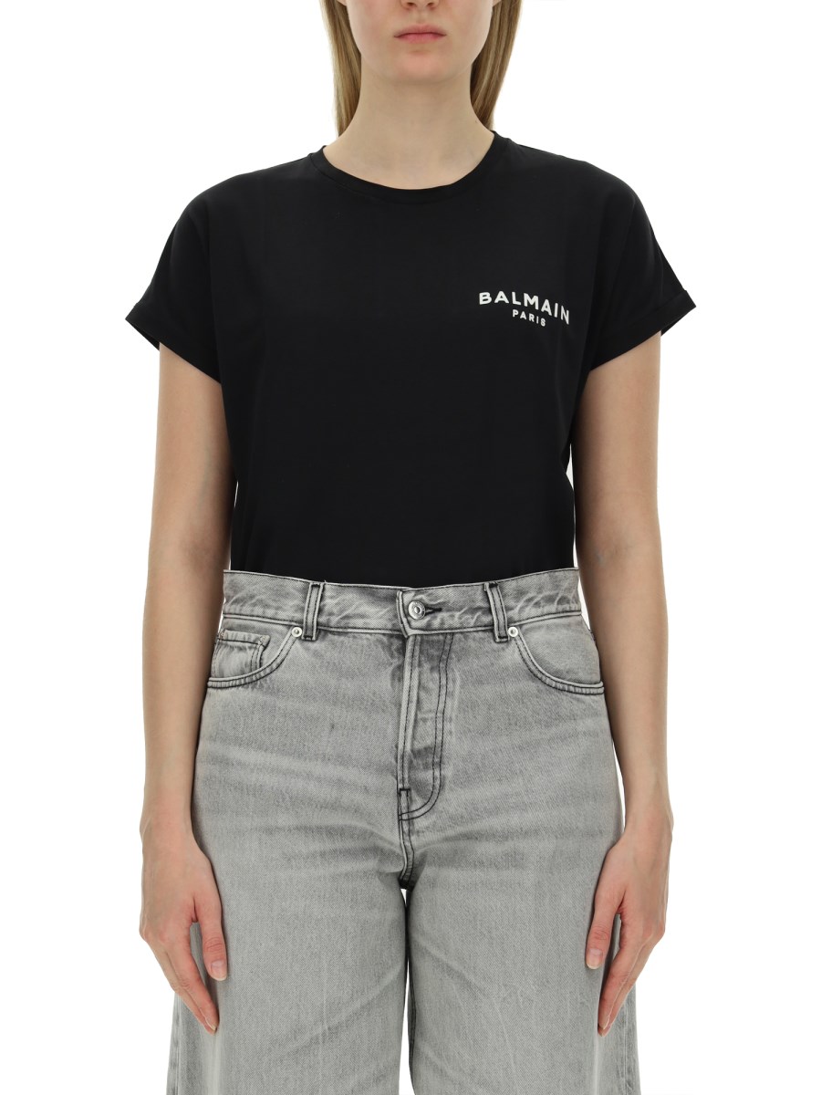 BALMAIN T-SHIRT CON LOGO