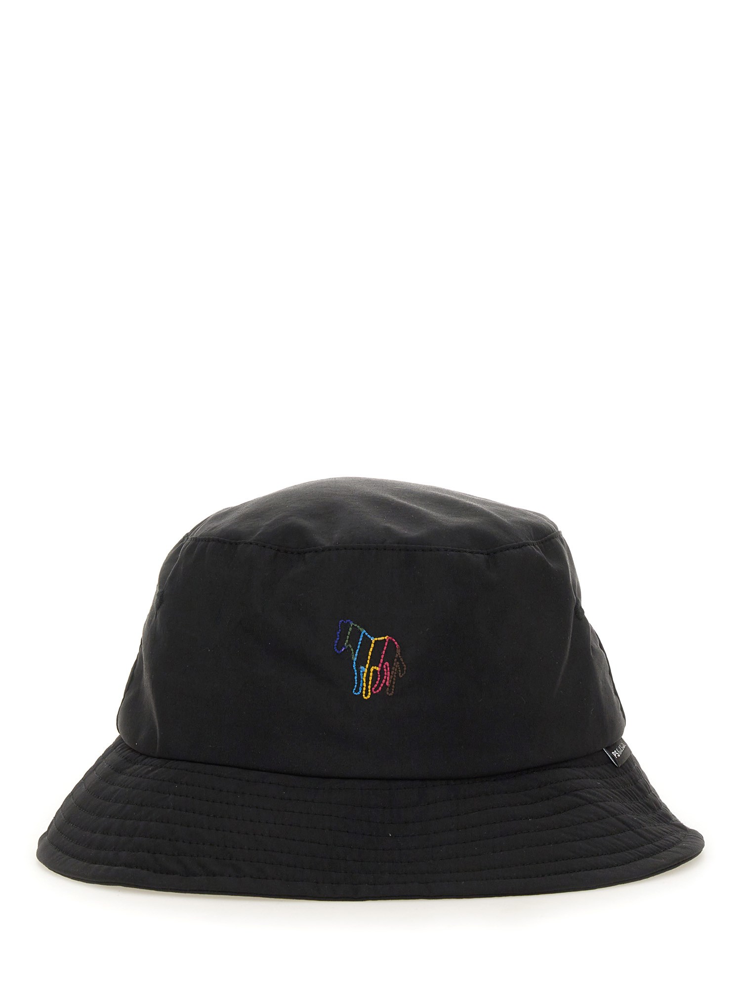 Shop Ps By Paul Smith Bucket Hat "zebra" In Black