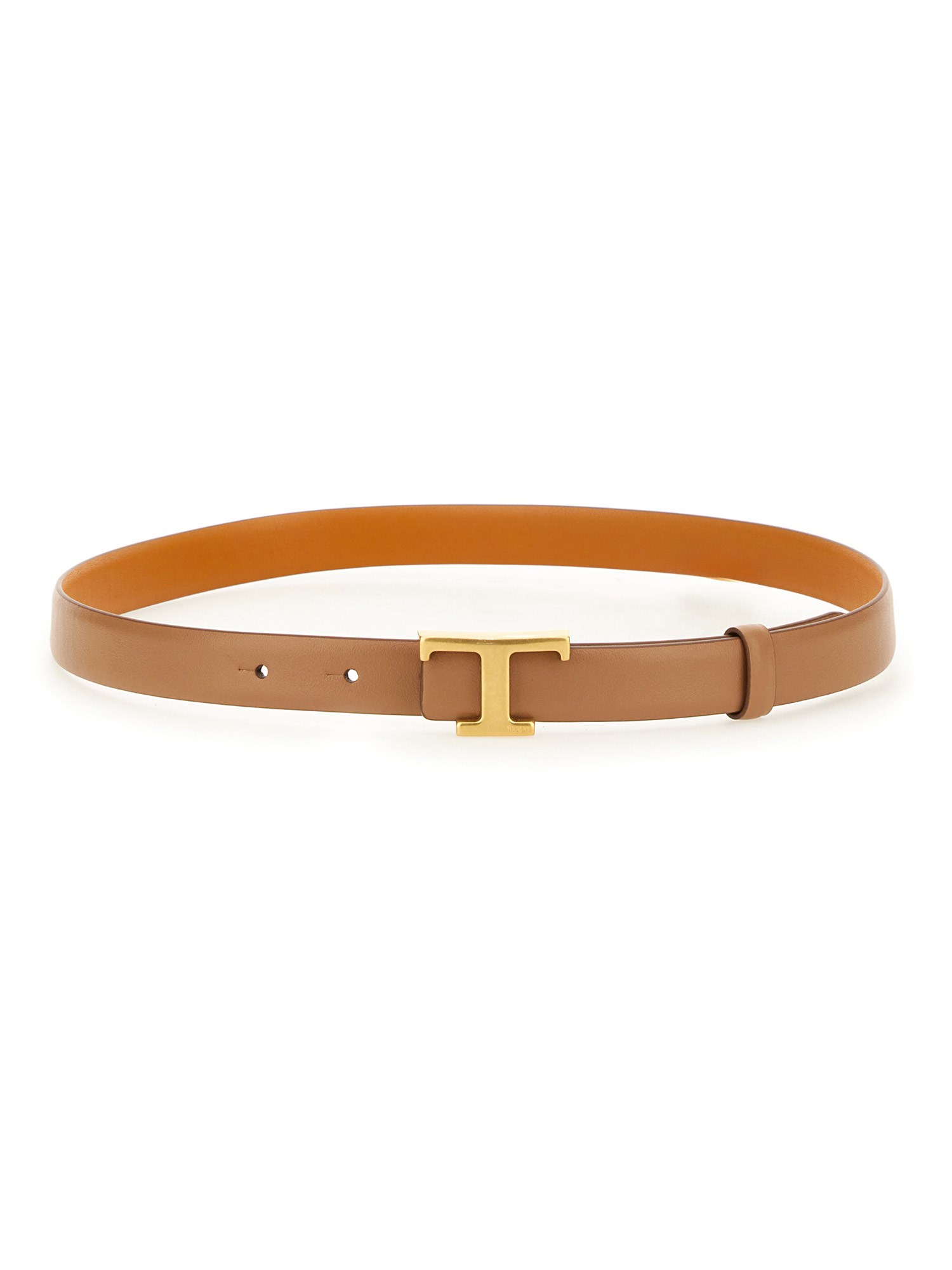 Shop Tod's Reversible Belt T Timeless In Buff