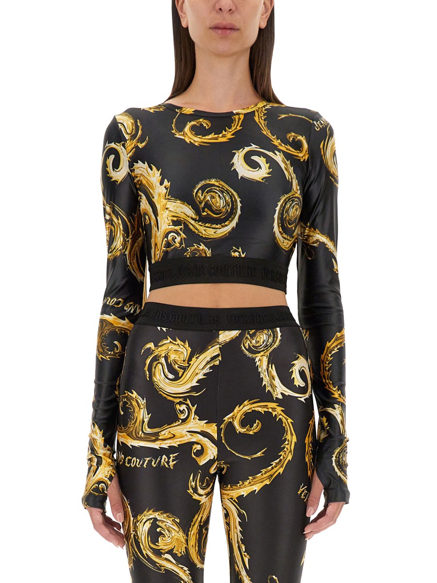 VERSACE JEANS COUTURE TOP CROPPED