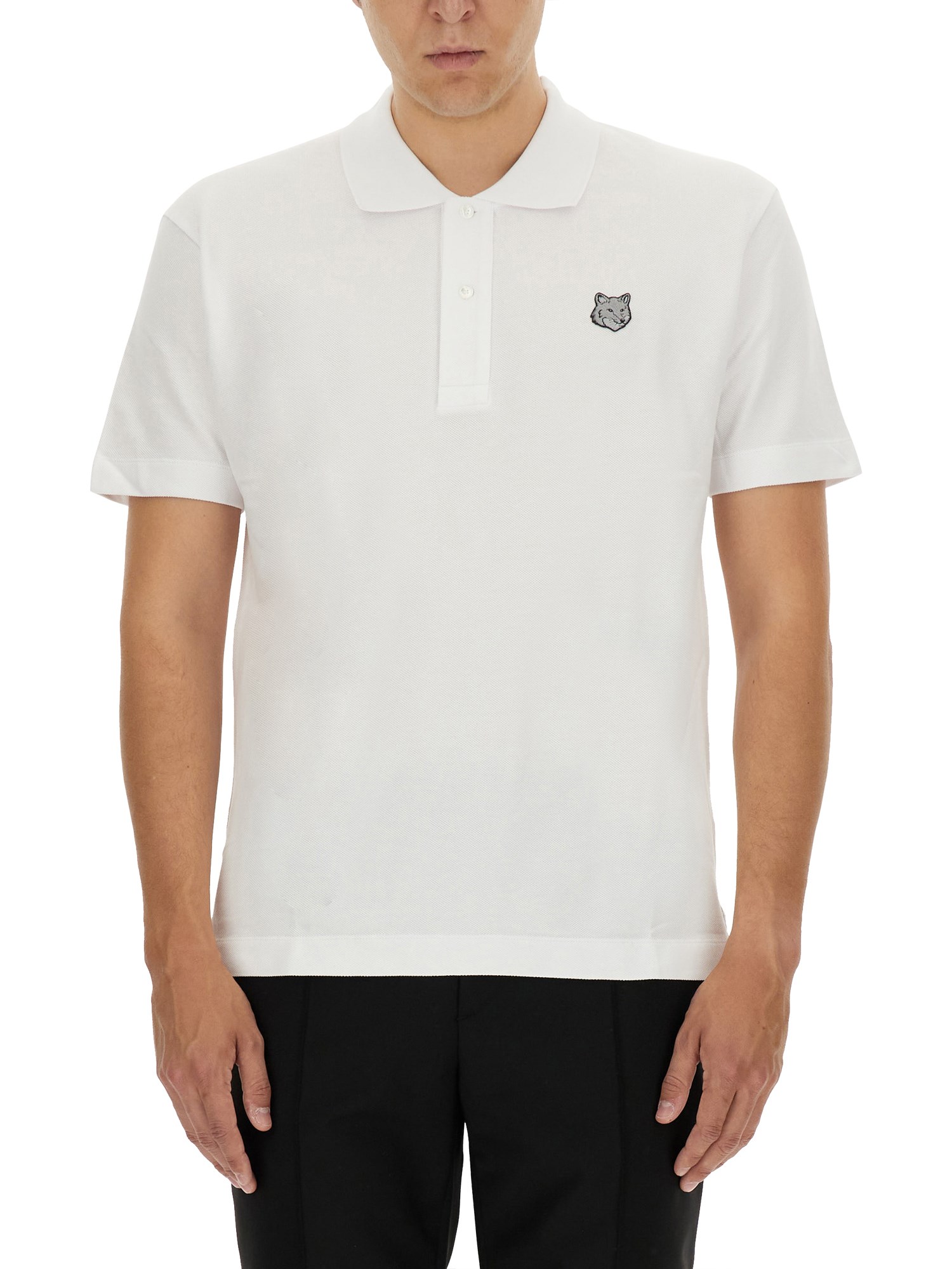 MAISON KITSUNÉ POLO WITH LOGO 