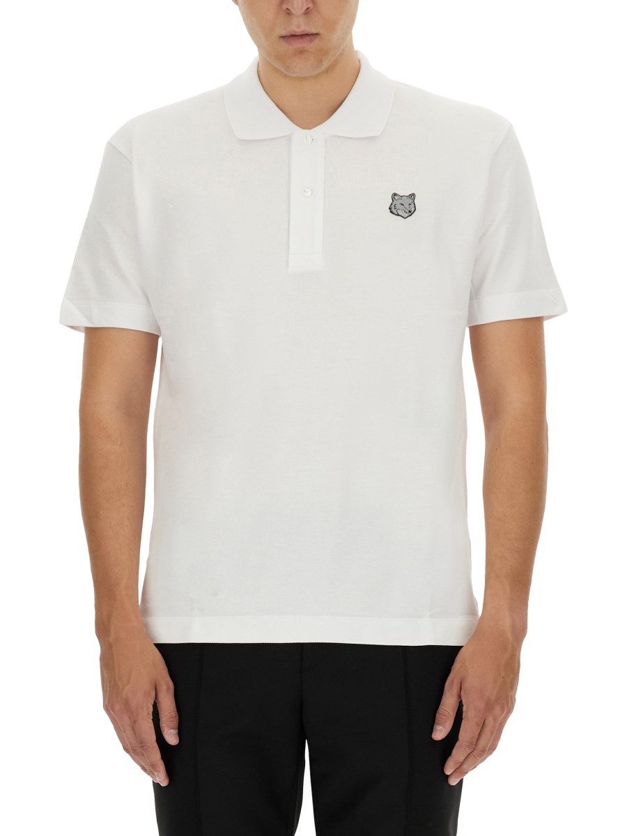 MAISON KITSUNÉ POLO CON LOGO