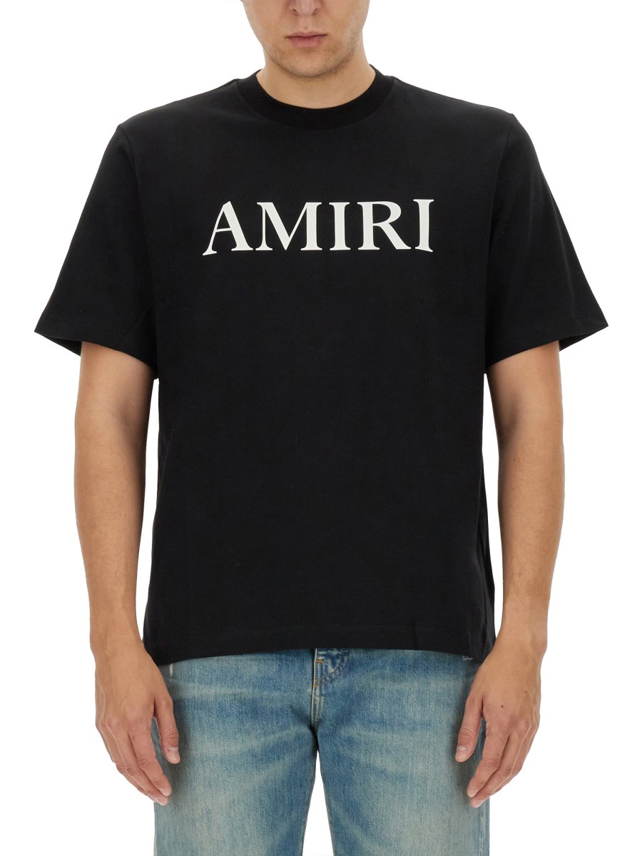 AMIRI T-SHIRT IN JERSEY DI COTONE CON LOGO