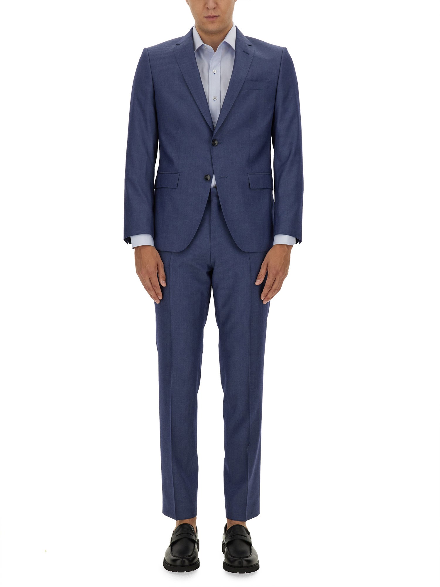 Shop Hugo Boss Slim Fit Suit In Blue