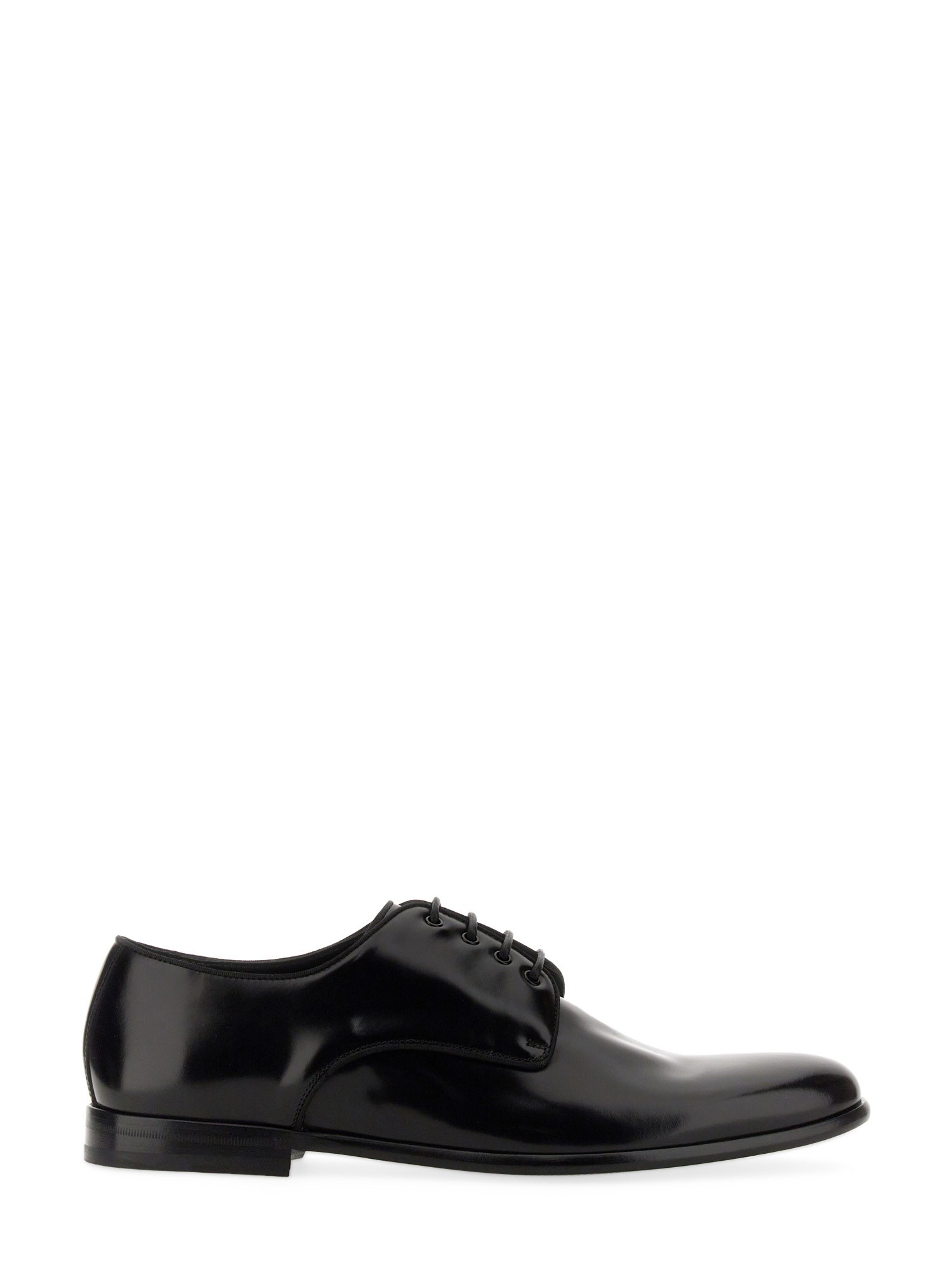 Shop Dolce & Gabbana Leather Derby. In Black