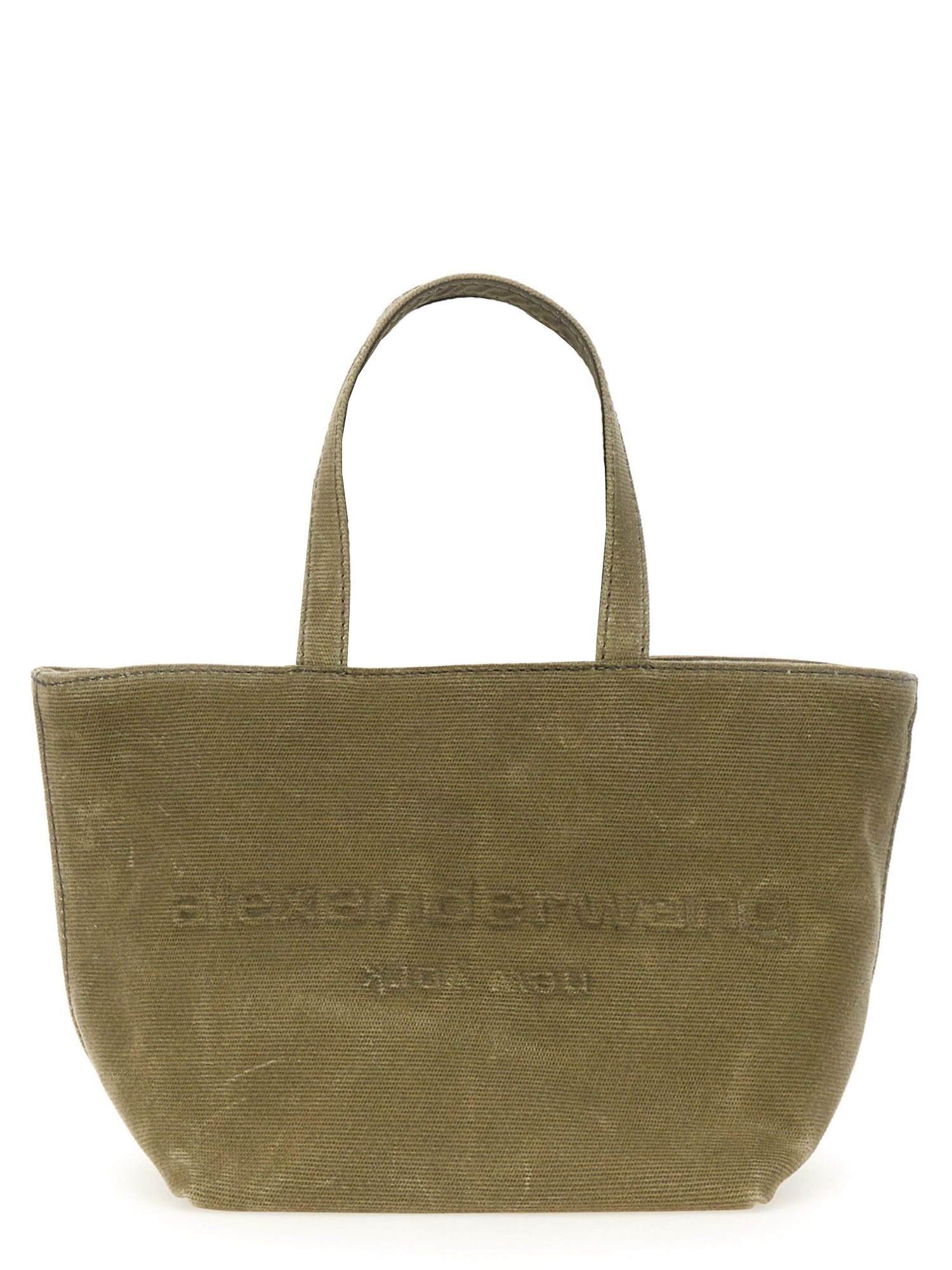 Shop Alexander Wang Small Punch Tote Bag In Beige