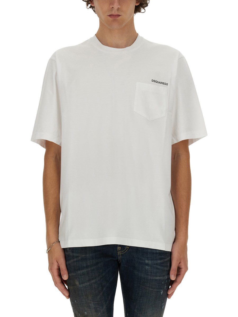 DSQUARED T-SHIRT COOL FIT IN JERSEY DI COTONE