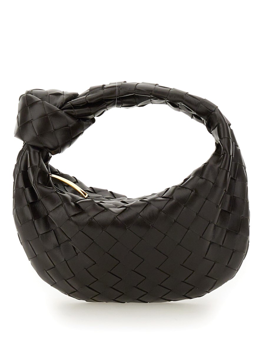 BOTTEGA VENETA BORSA MINI "JODIE" IN PELLE CON MOTIVO INTRECCIATO