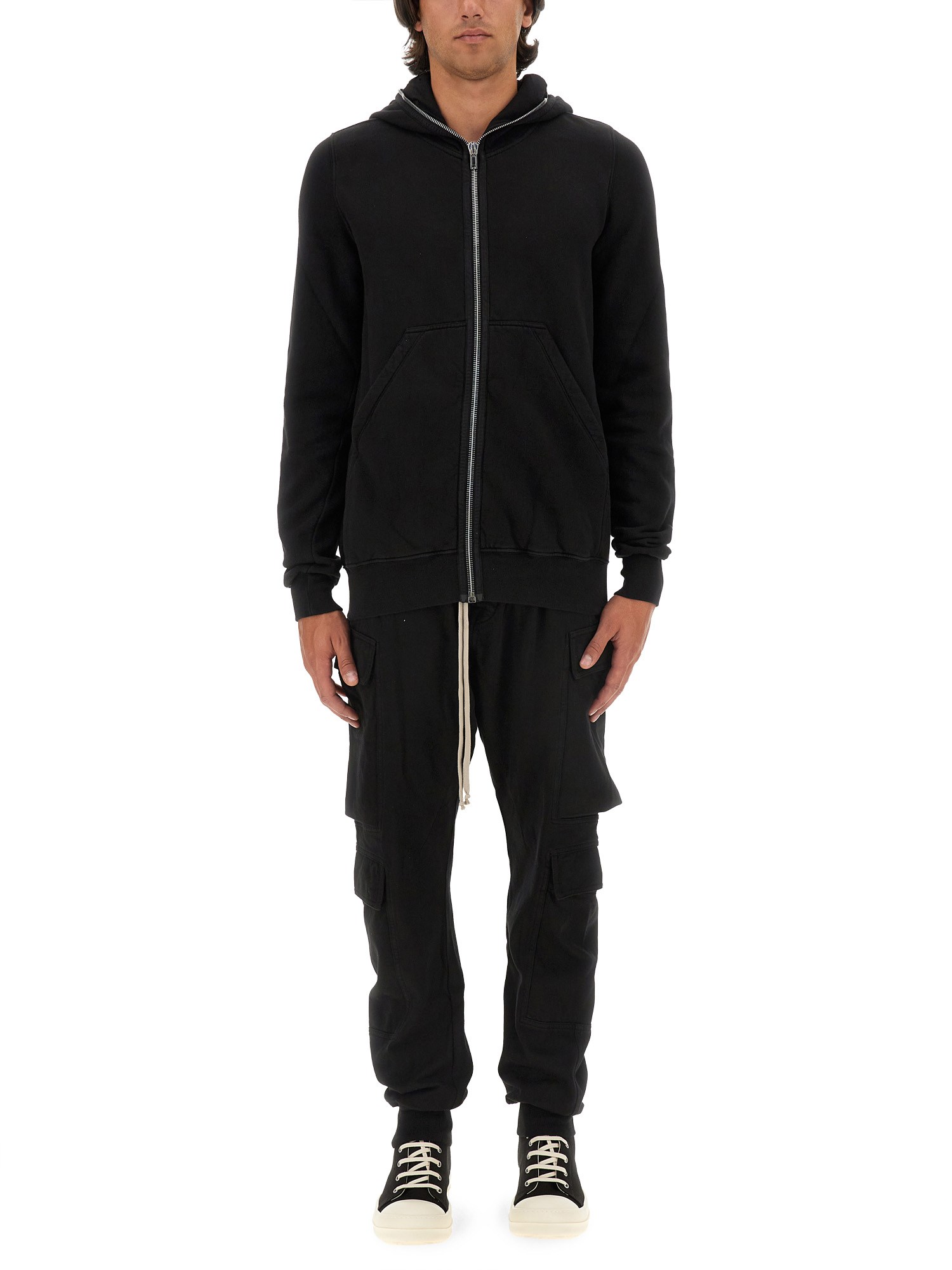 Shop Rick Owens Drkshdw Cotton Sweatshirt In Black