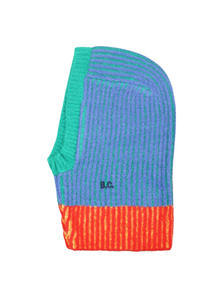 baby color stripes balaclava