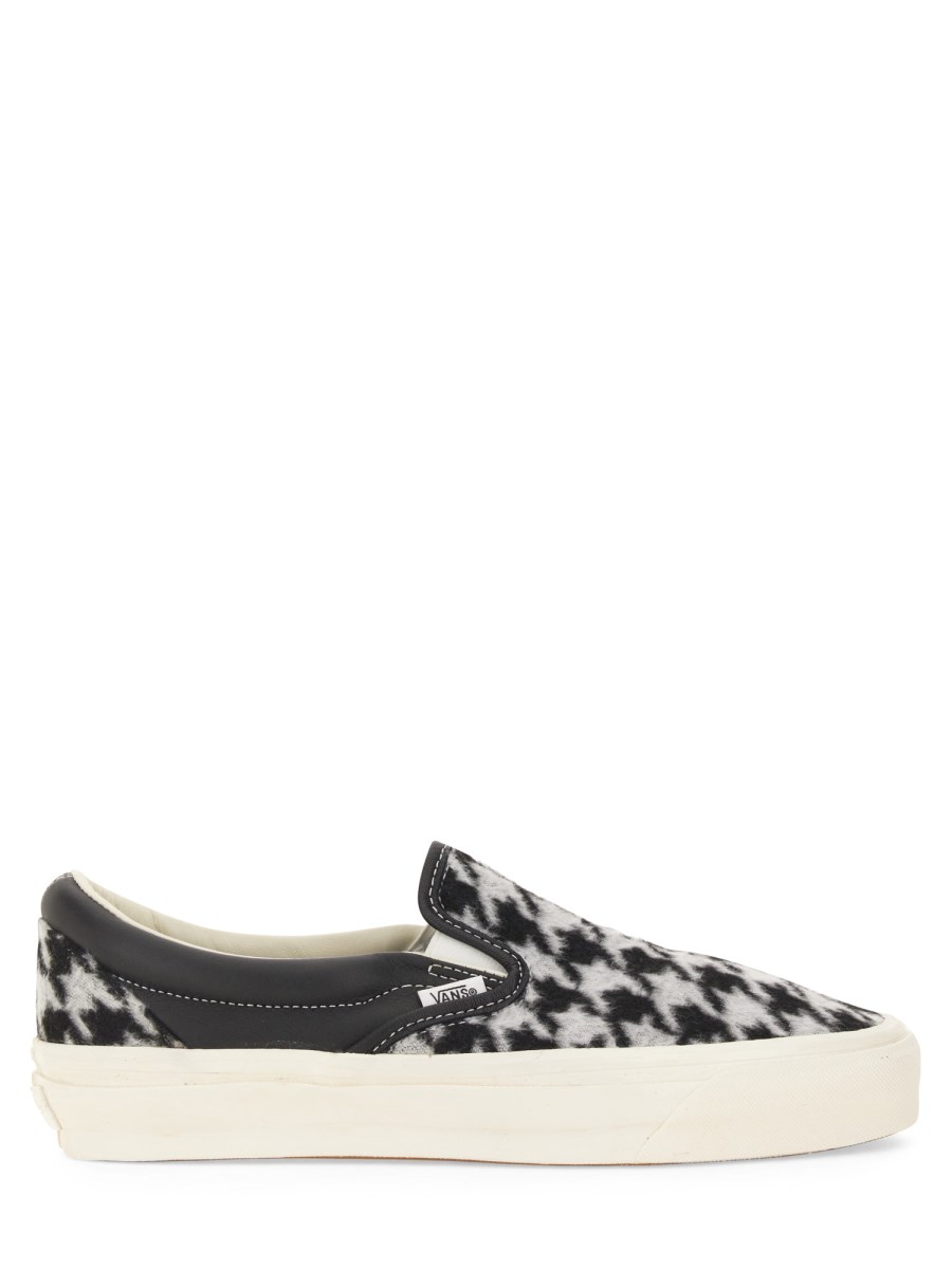 VANS SLIP-ON PREMIUM 98 IN TELA CON INSERTO IN PIED DE POULE