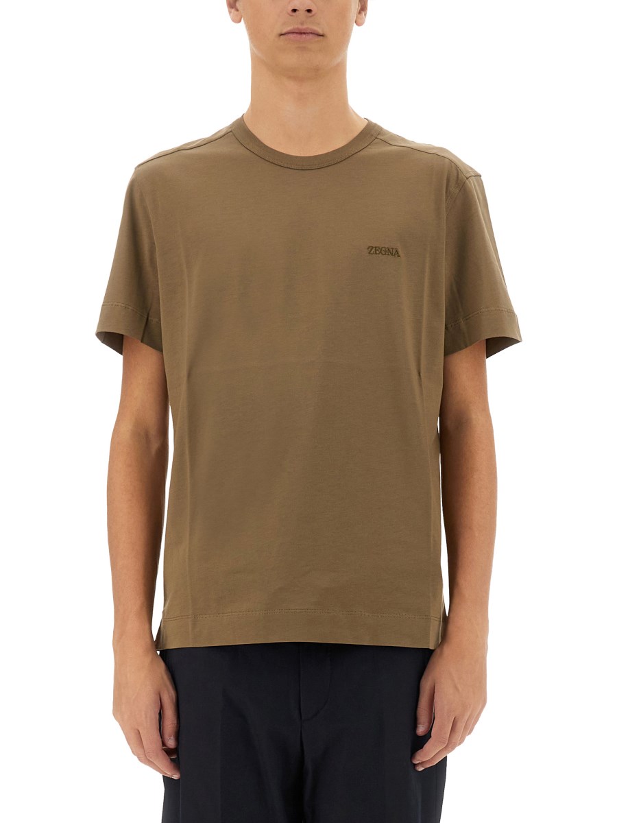 ZEGNA T-SHIRT CON LOGO