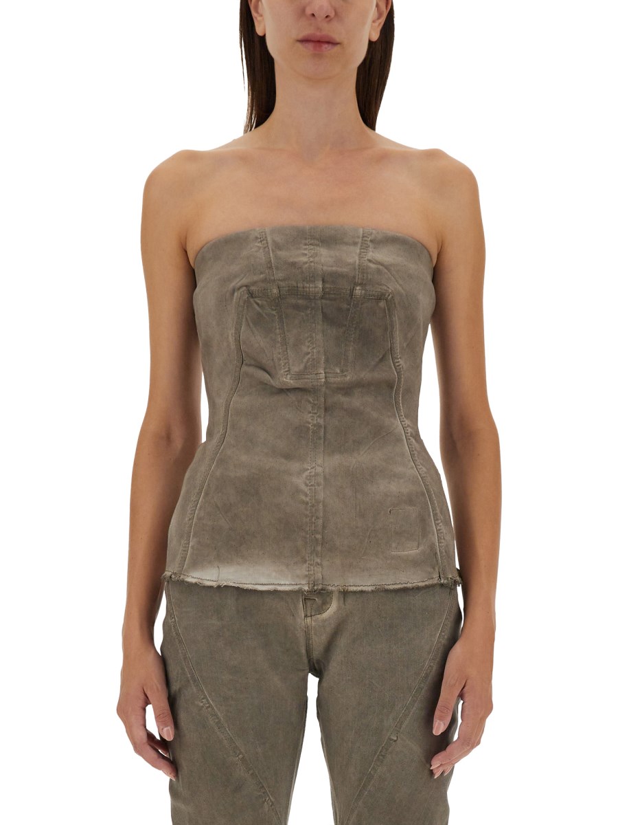 RICK OWENS DRKSHDW TOP BUSTIER