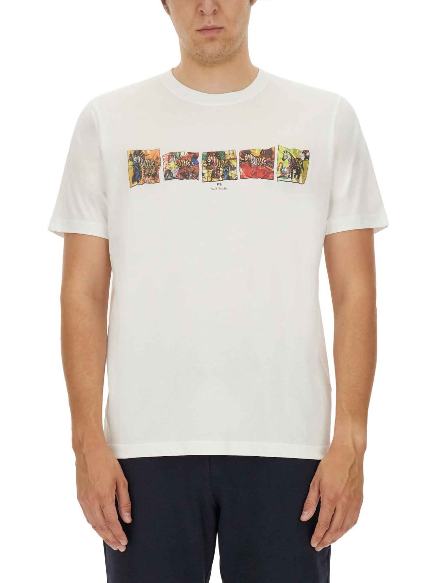 PS BY PAUL SMITH T-SHIRT CON STAMPA