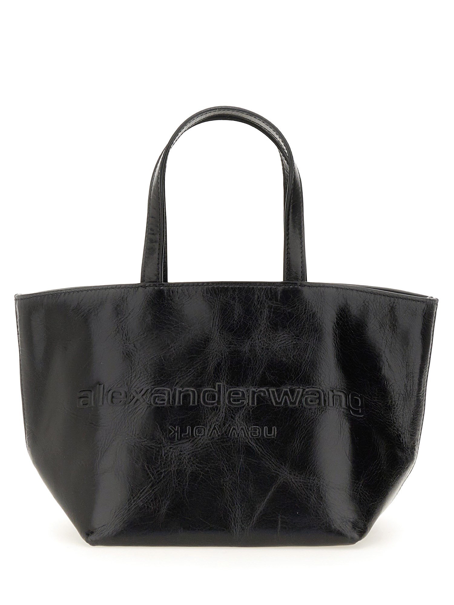 Shop Alexander Wang Small "punch" Tote Bag In Black