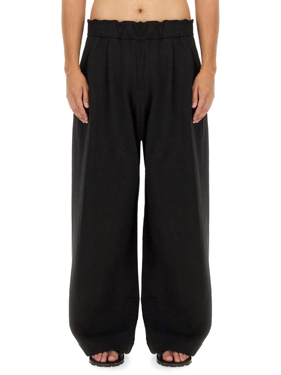 DRIES VAN NOTEN PANTALONE IN FELPA