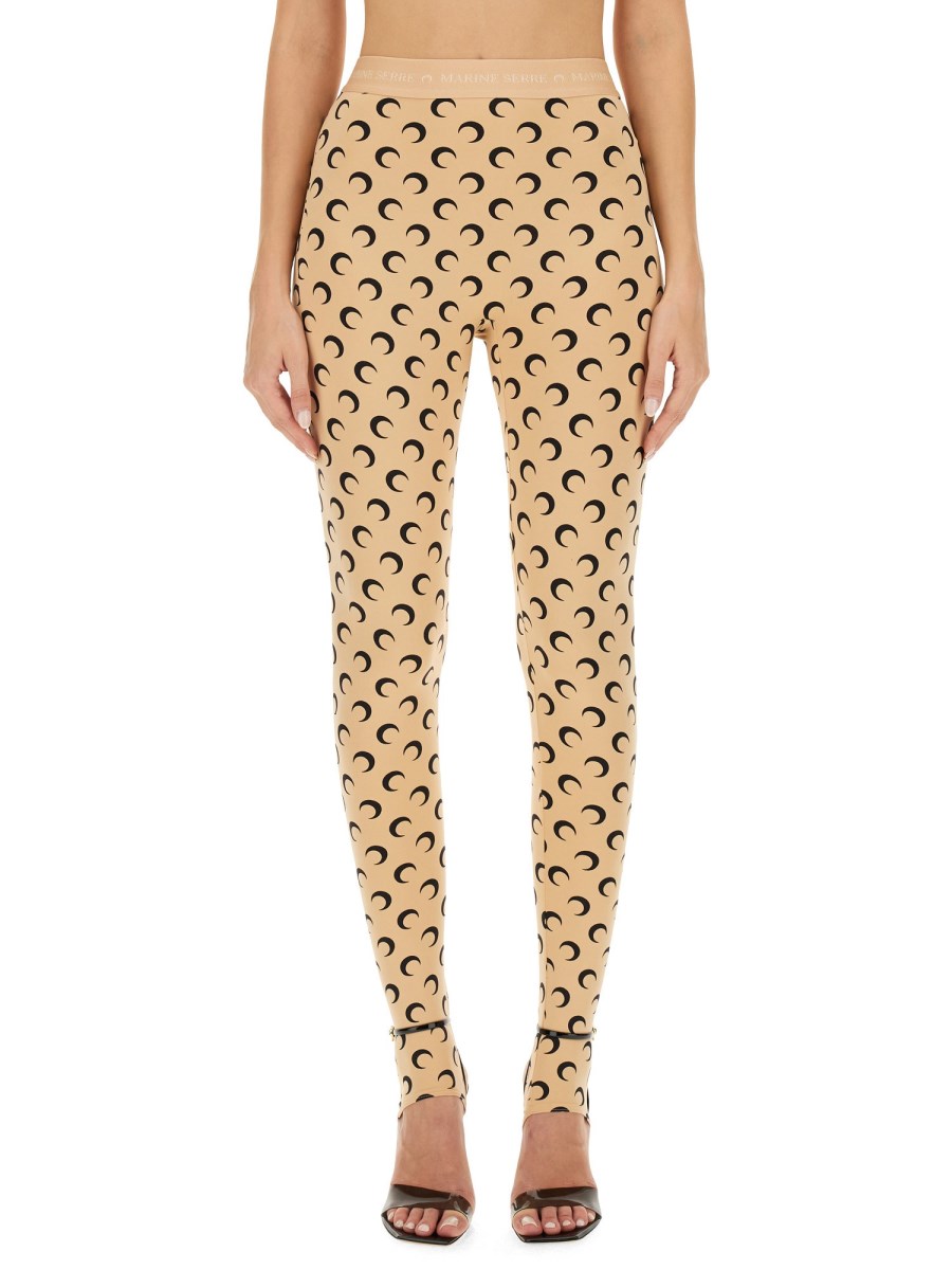 MARINE SERRE MOON PRINT LEGGINGS Eleonora Bonucci