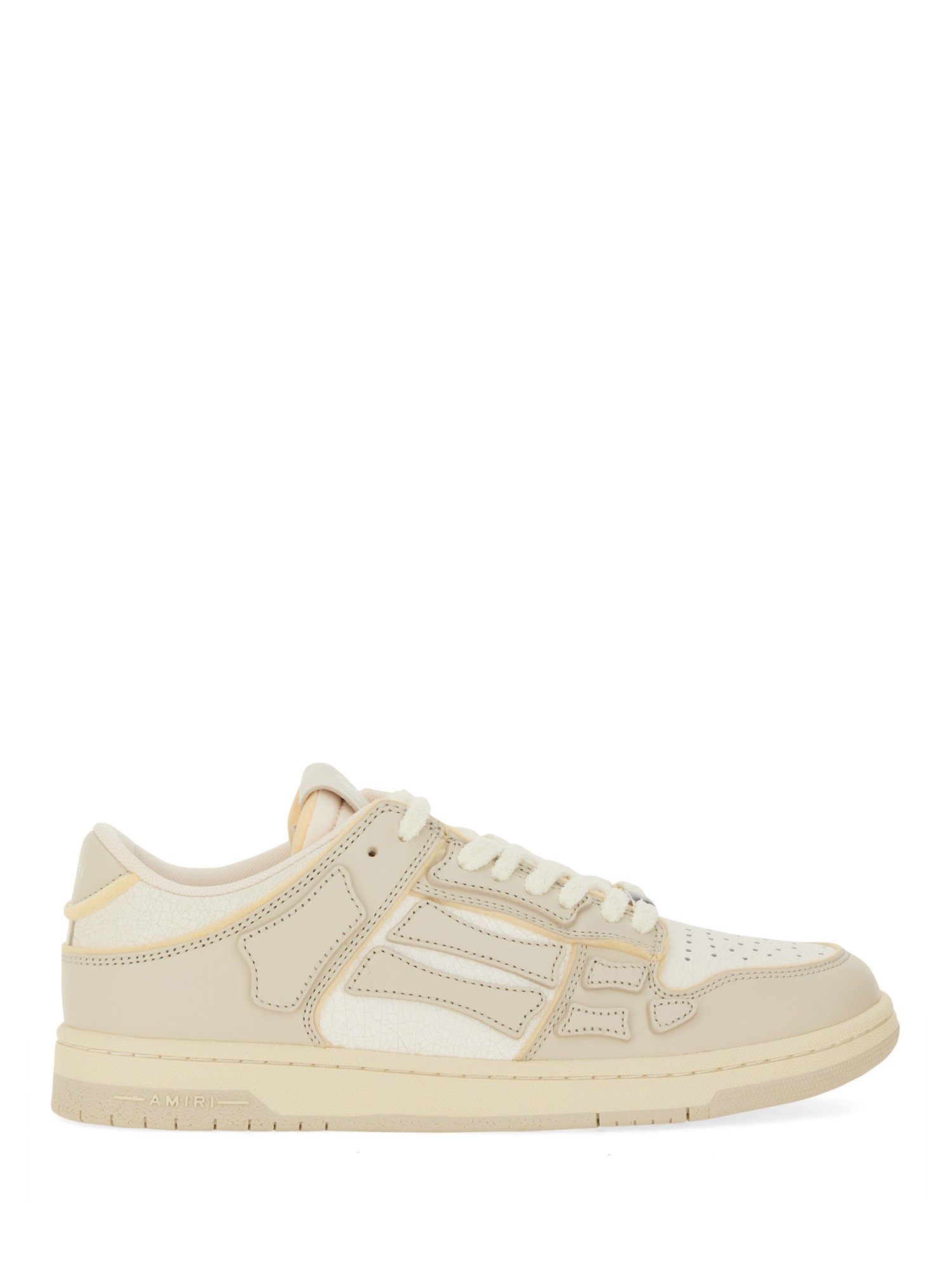 Shop Amiri Collegiate Skel Sneaker In White