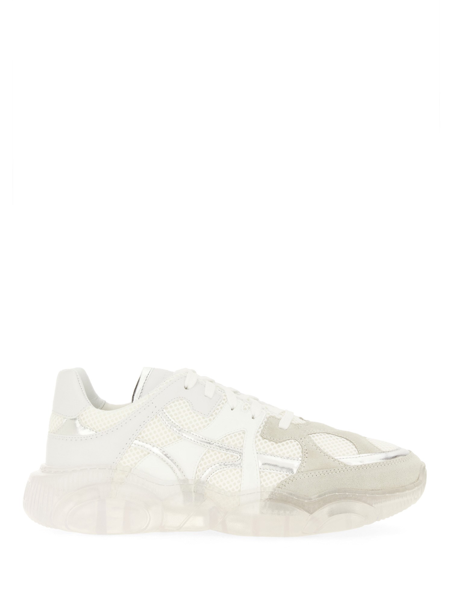 Shop Moschino Sneaker Teddy In White