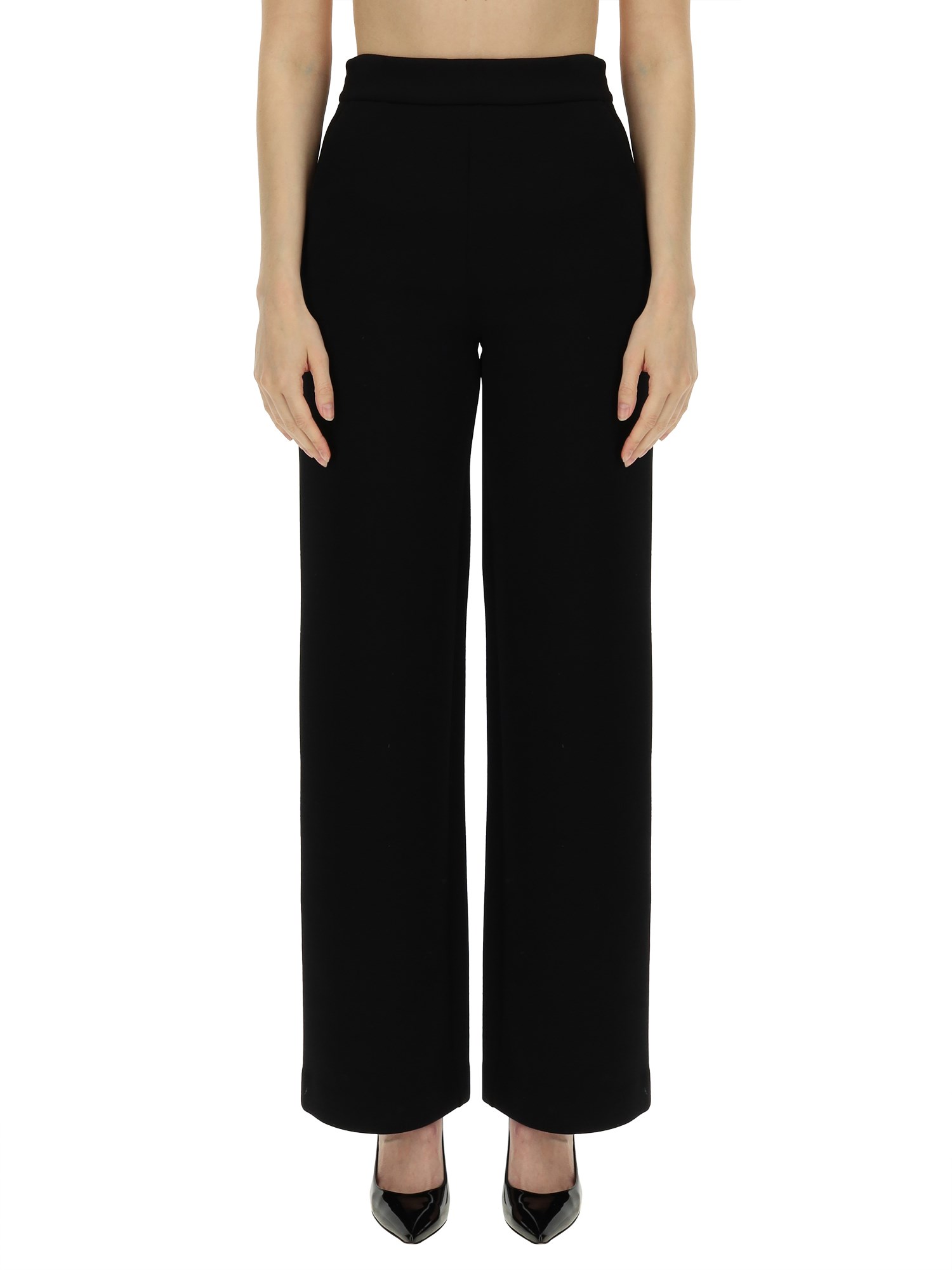 Shop Max Mara Pants "timeless Alyssum" In Black