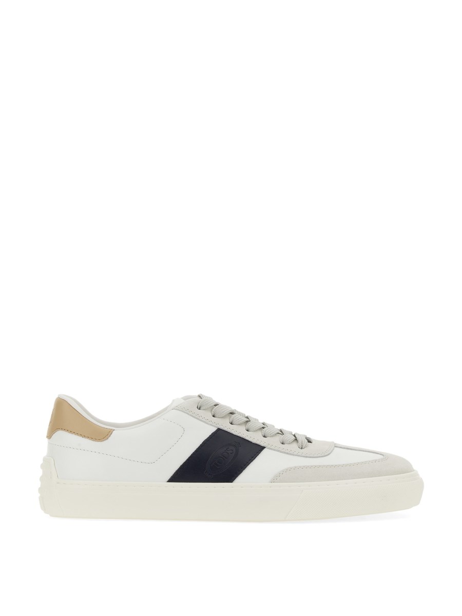 TOD&#39;S SNEAKER IN PELLE CON LOGO