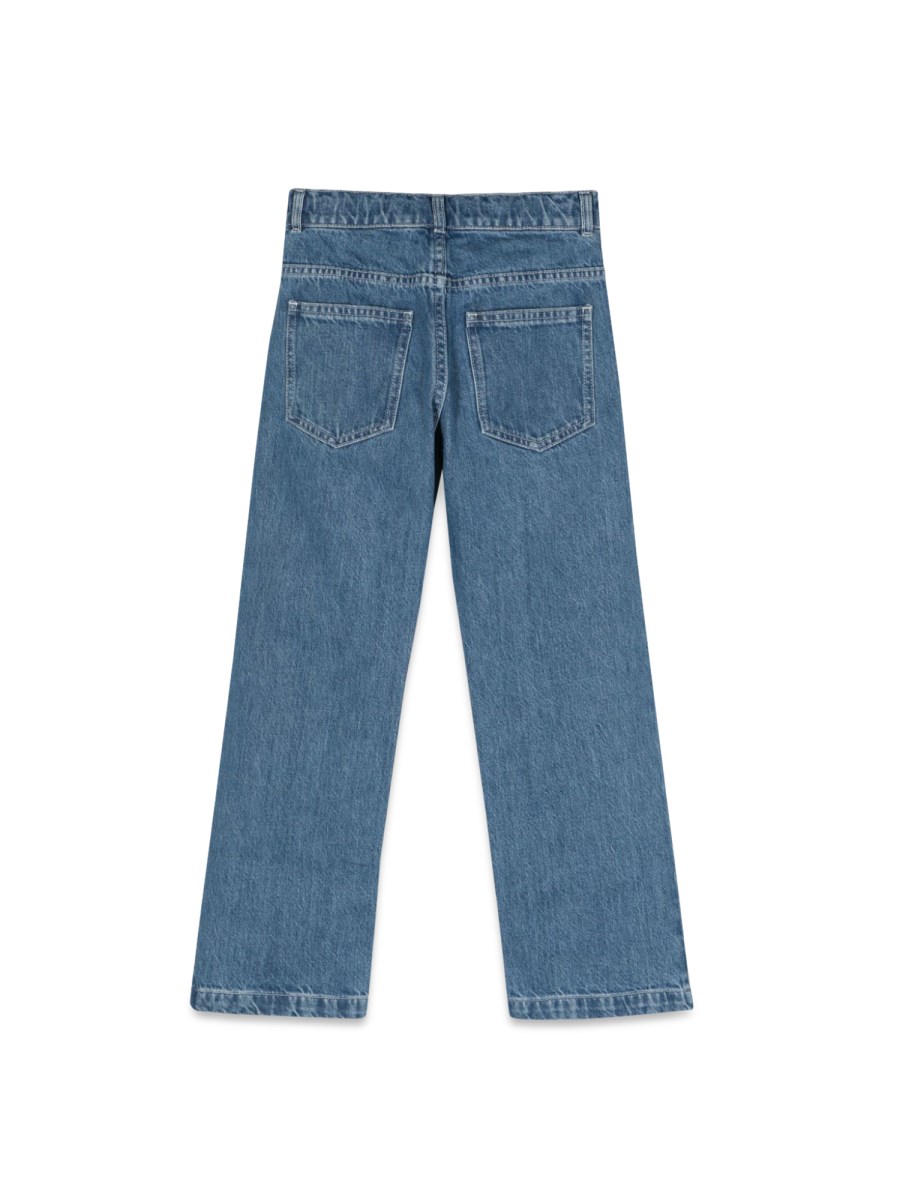 pantalone washed denim