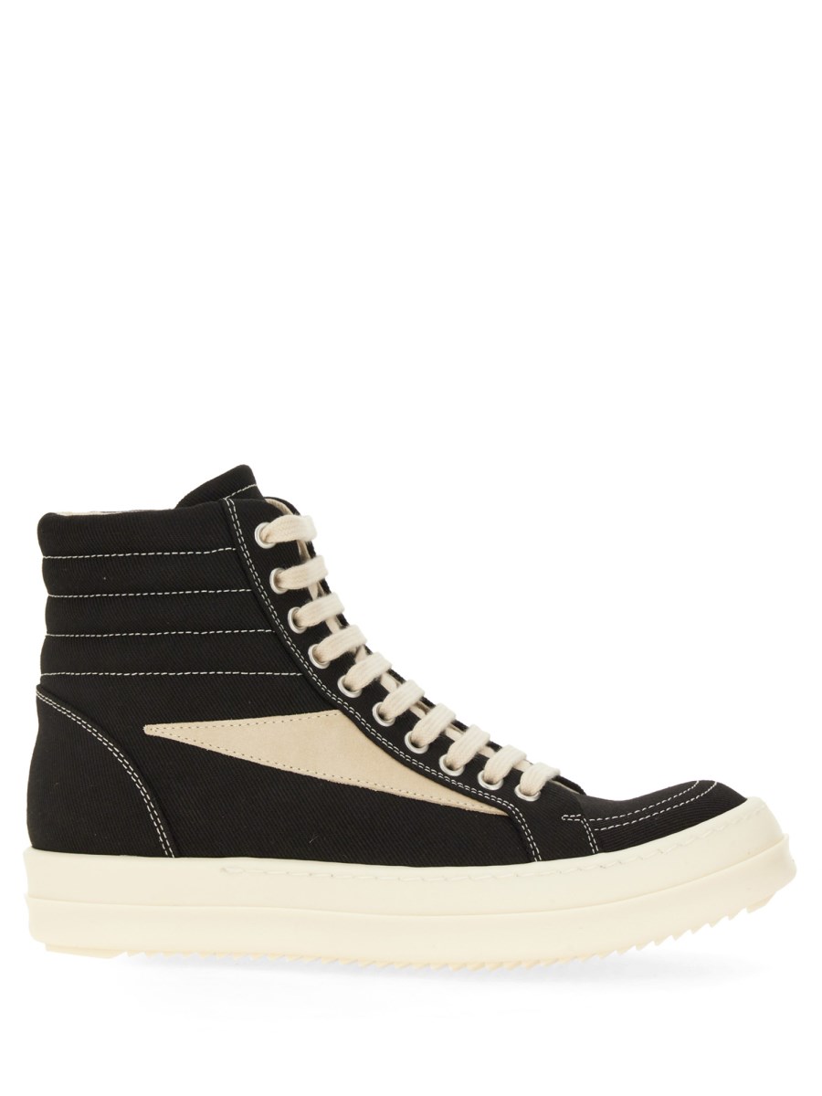 RICK OWENS DRKSHDW SNEAKER CON LOGO IN TELA DI COTONE