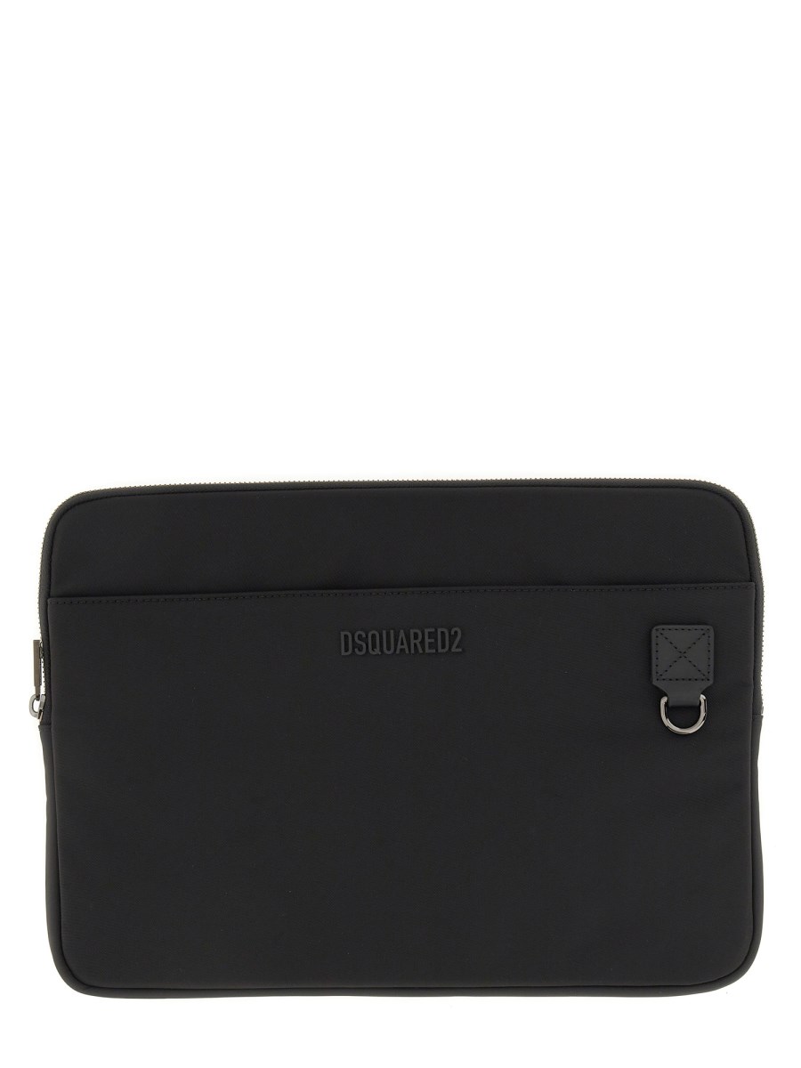 DSQUARED CUSTODIA PER LAPTOP DI NYLON