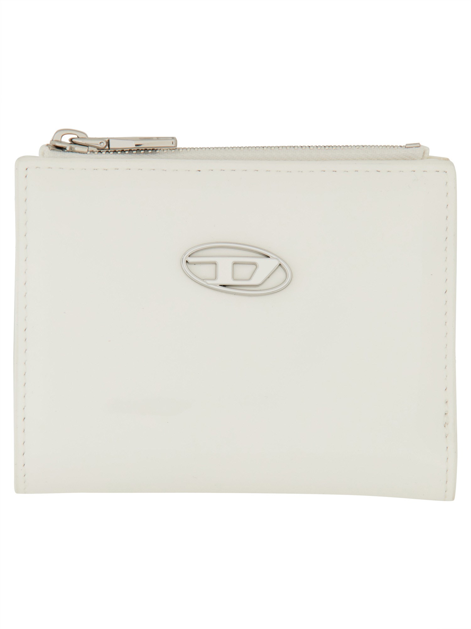 Shop Diesel Wallet With Logo In White