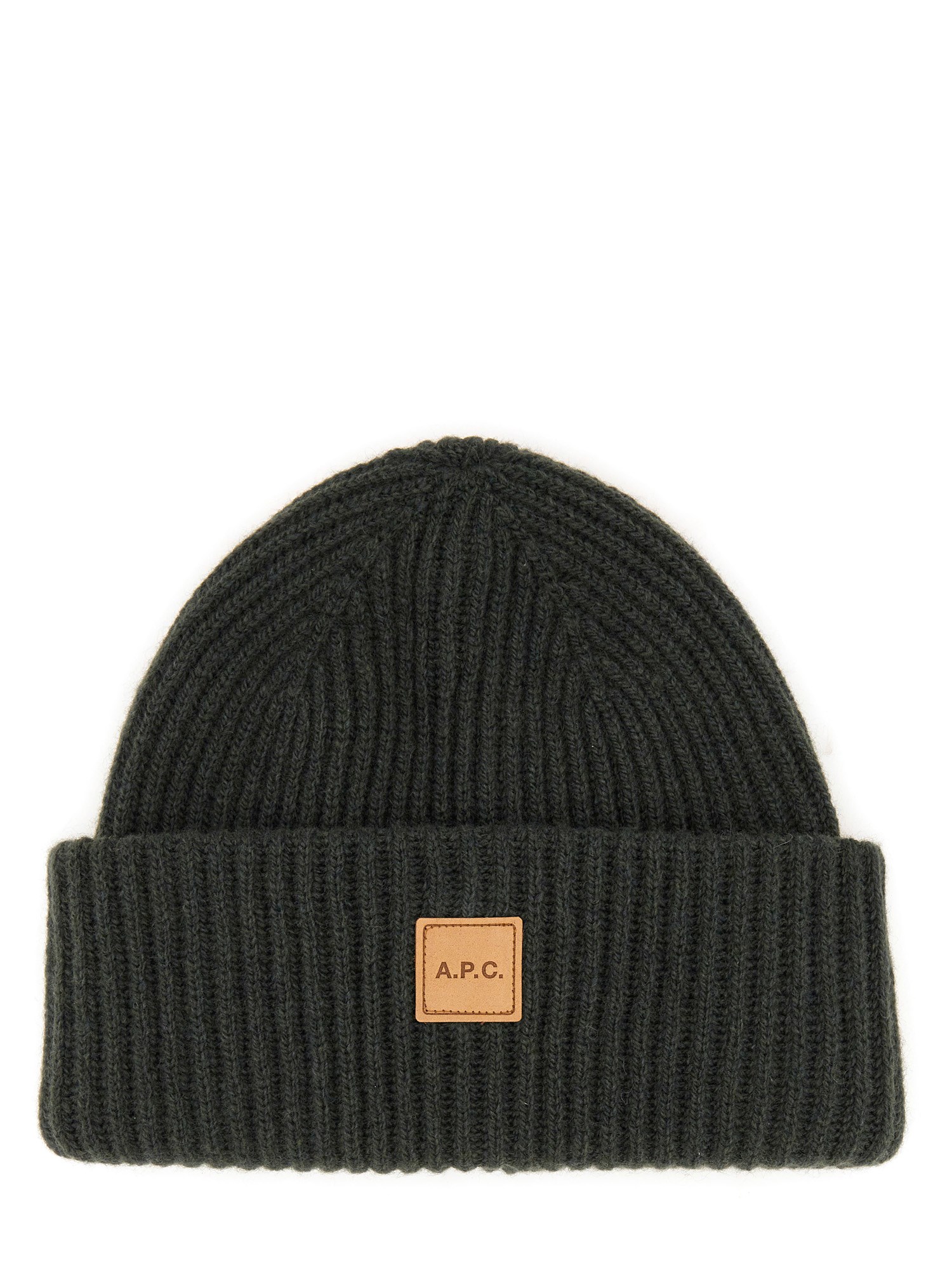 Apc Beanie Hat With Logo In Gray