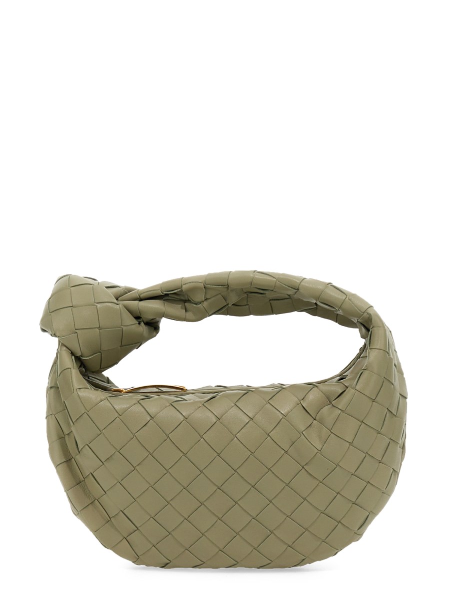 BOTTEGA VENETA BORSA MINI "JODIE" IN PELLE CON MOTIVO INTRECCIATO