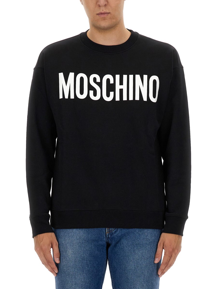 MOSCHINO FELPA IN COTONE