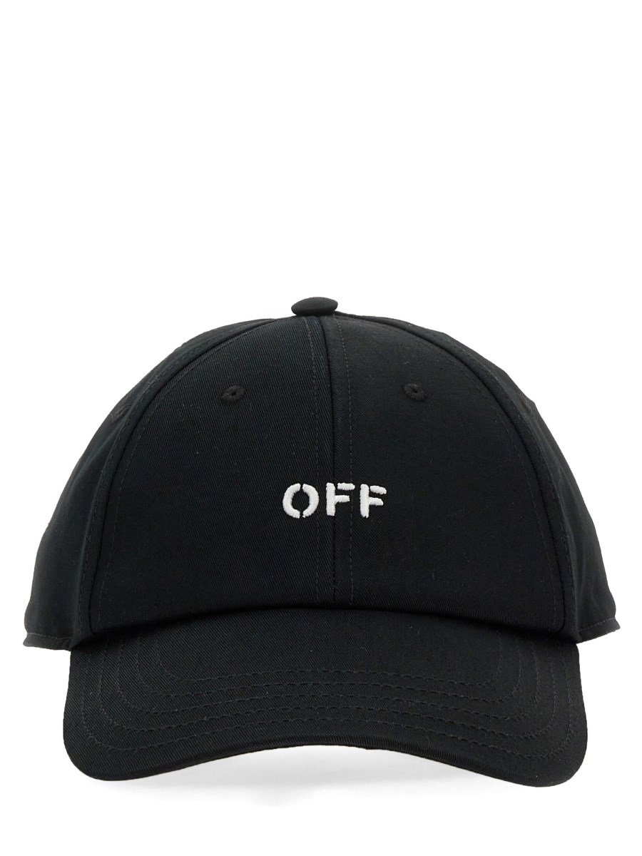 OFF-WHITE CAPPELLO DA BASEBALL CON LOGO