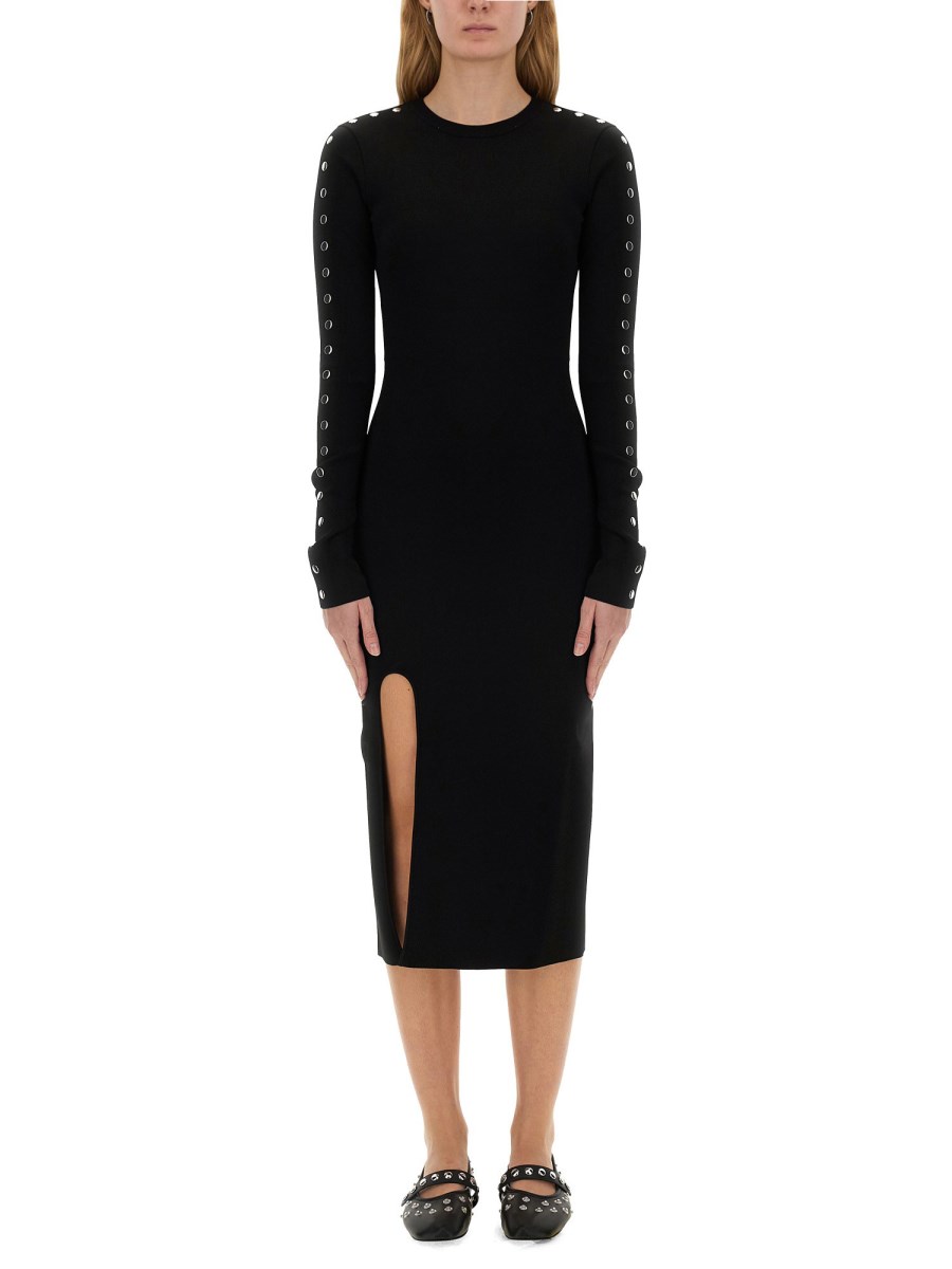 STELLA McCARTNEY ABITO MIDI CON SPACCO