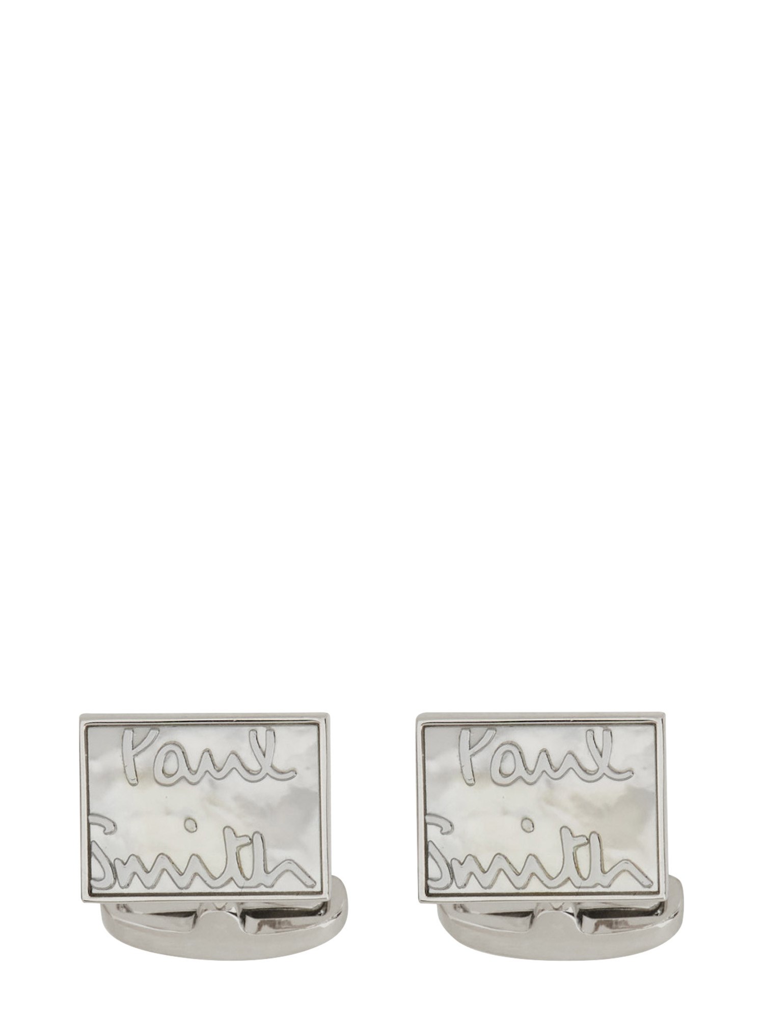 Shop Paul Smith "signature" Cufflinks In White