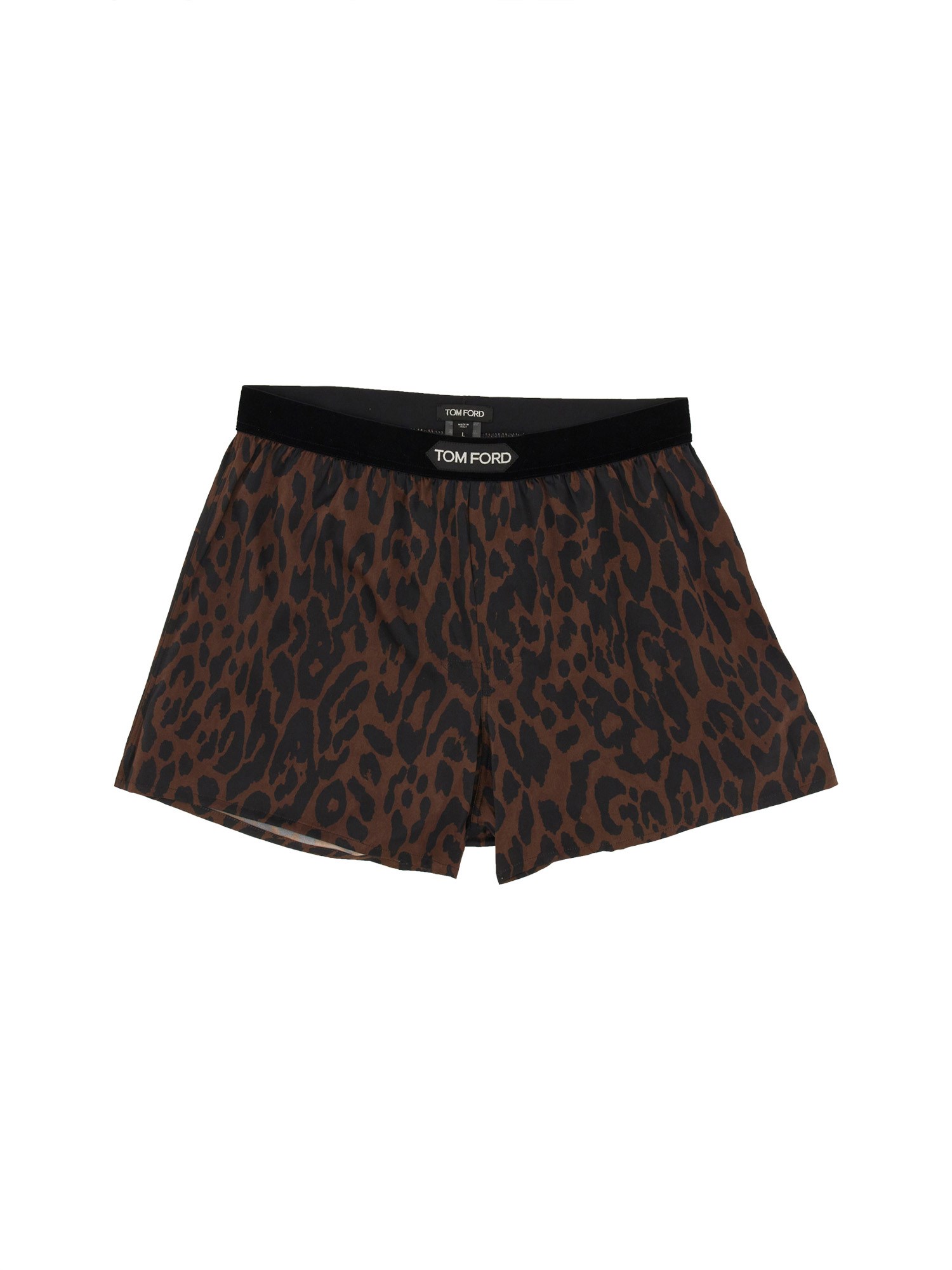 Shop Tom Ford Silk Boxers In Animalier