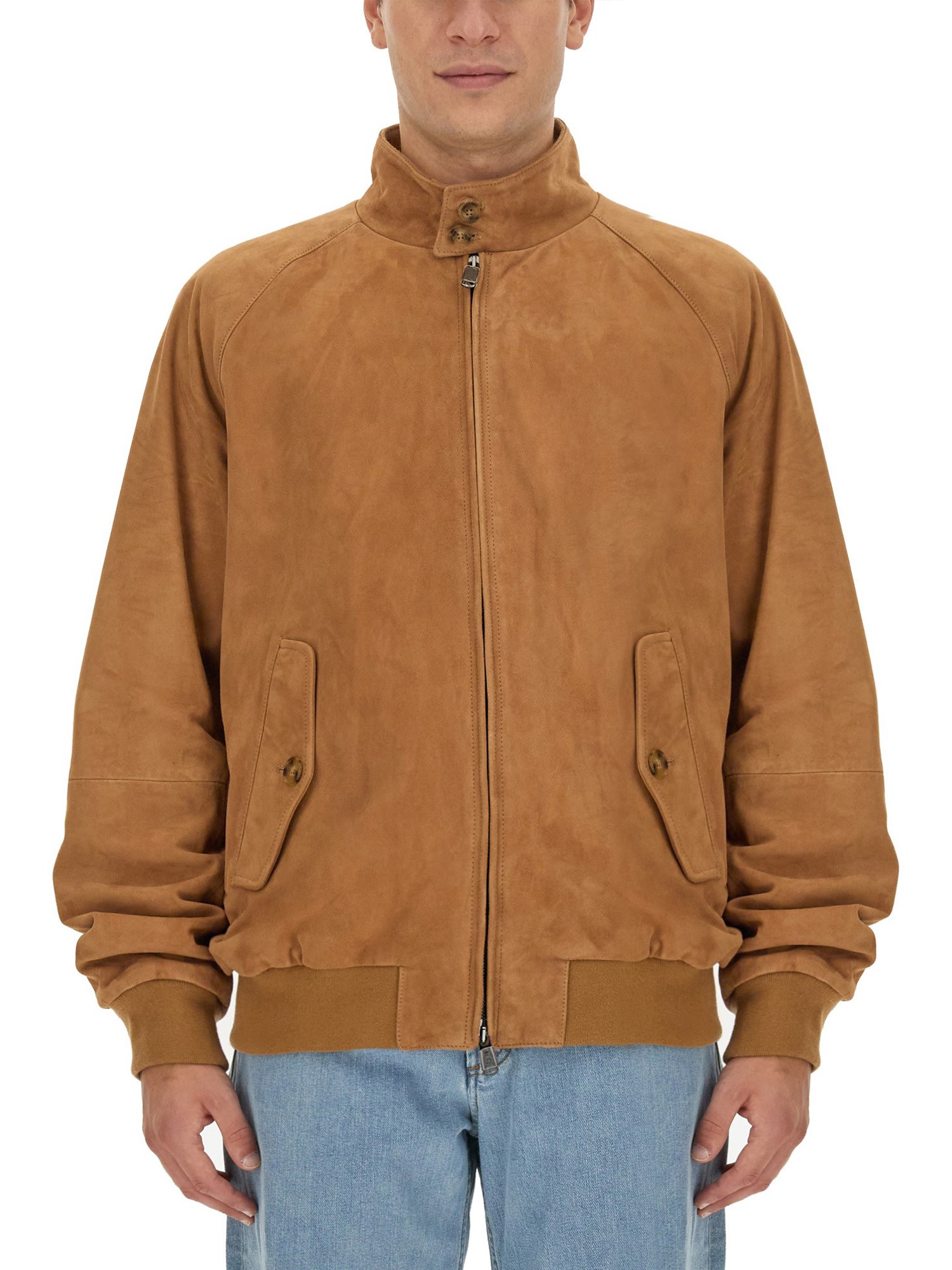 Baracuta Harrington G9 Wool Jacket In Beige