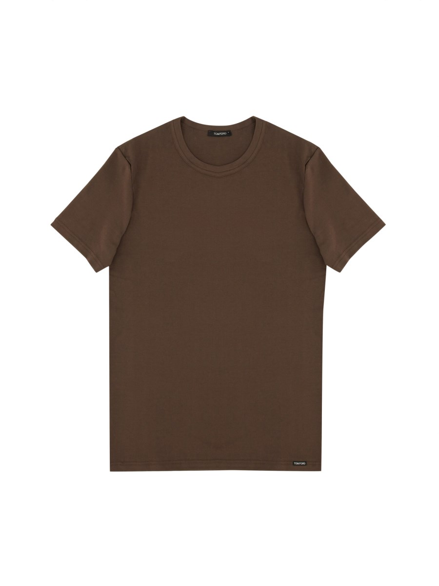 TOM FORD T-SHIRT IN COTONE STRETCH