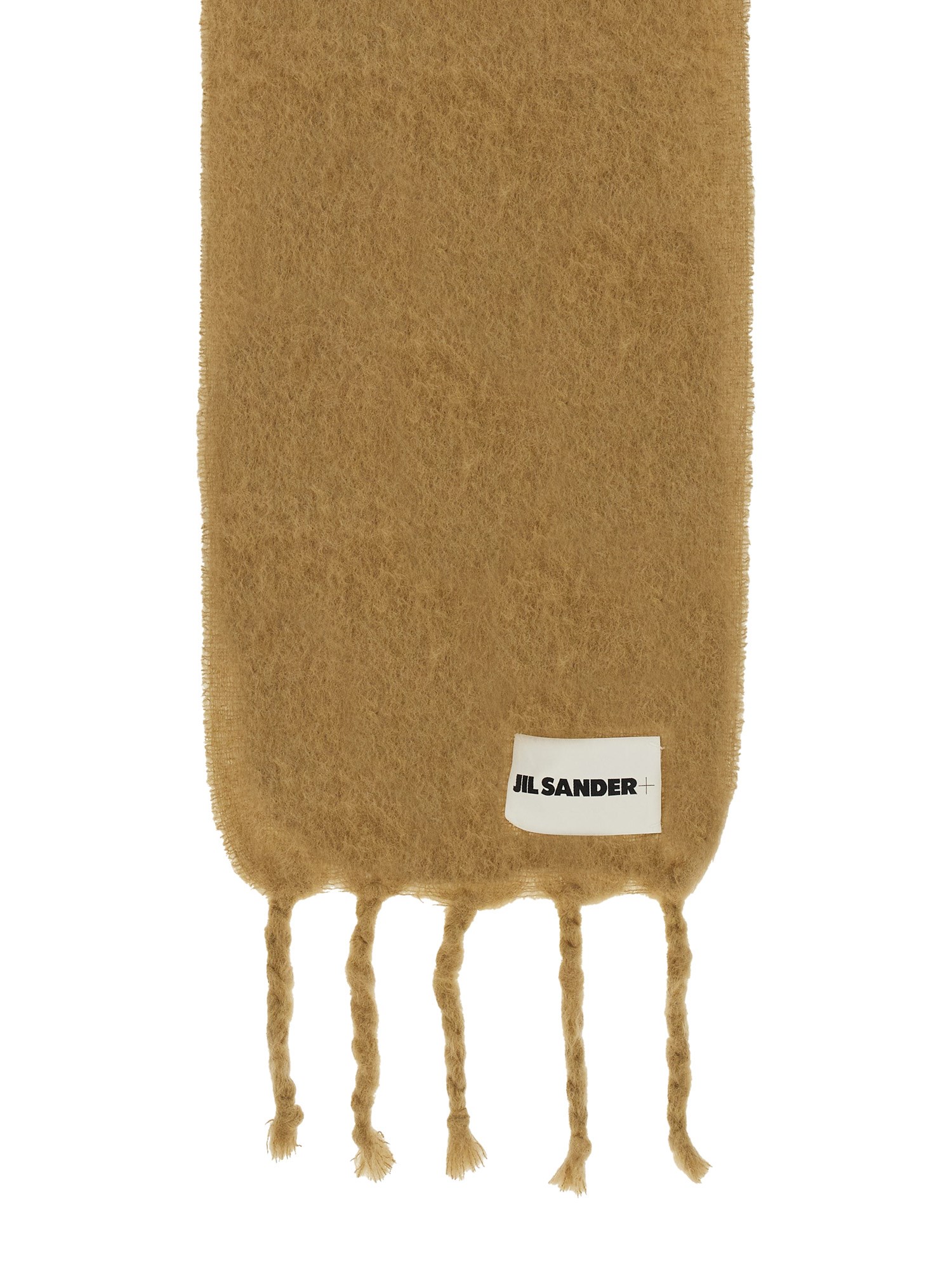 Shop Jil Sander Long Scarf In Beige