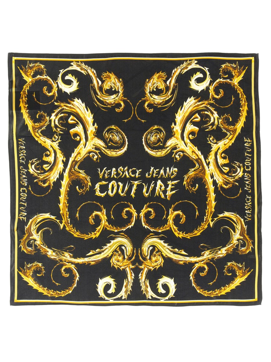 VERSACE JEANS COUTURE FOULARD IN SETA