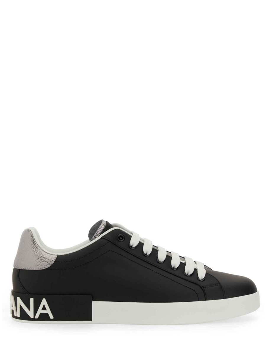 DOLCE & GABBANA SNEAKER PORTOFINO IN PELLE