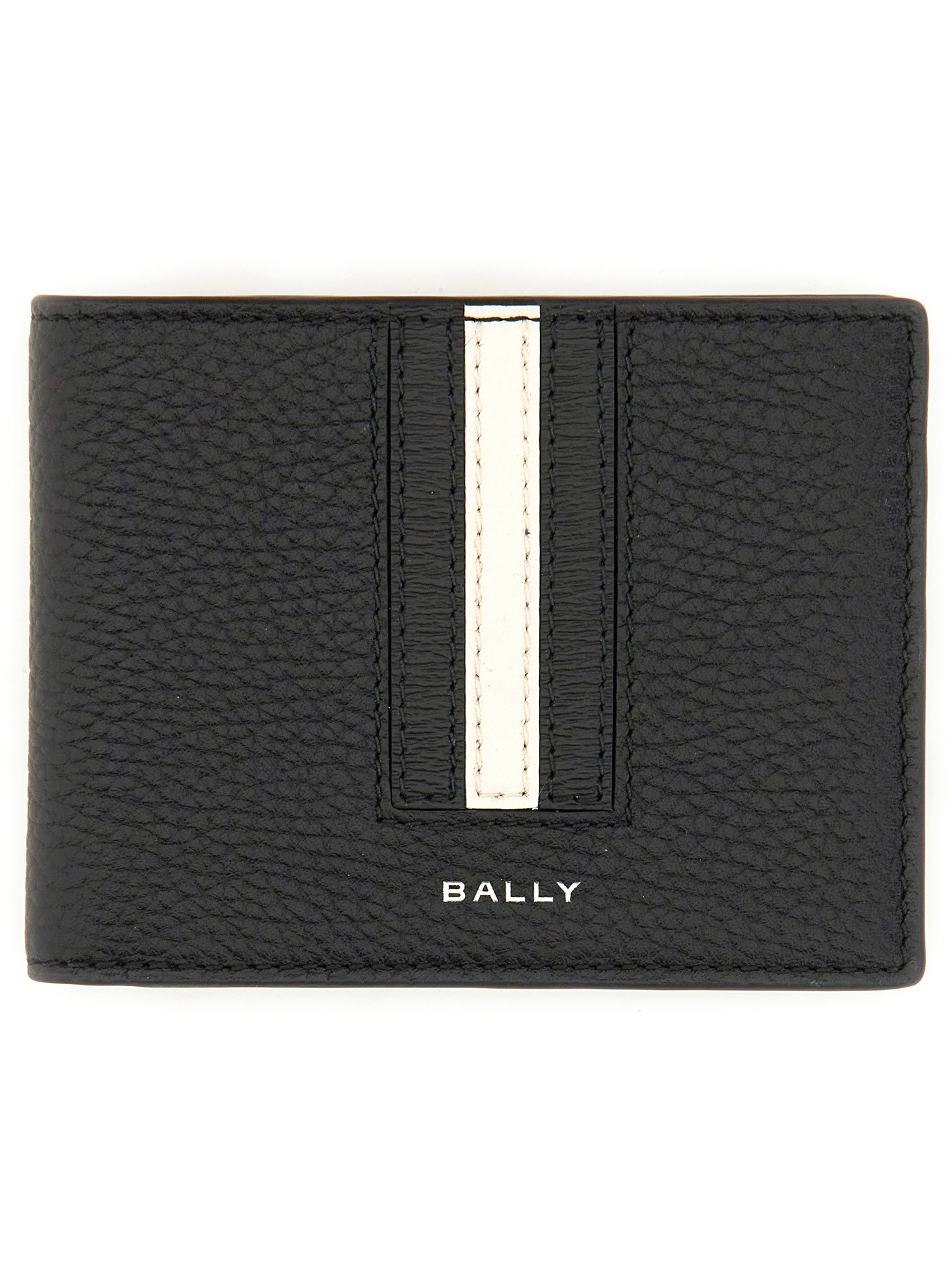 Shop Bally Bi-fold Wallet In Black