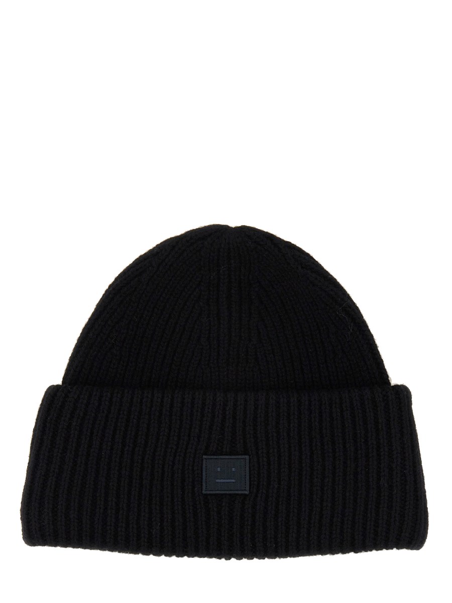 CAPPELLO BEANIE CON PATCH FACE