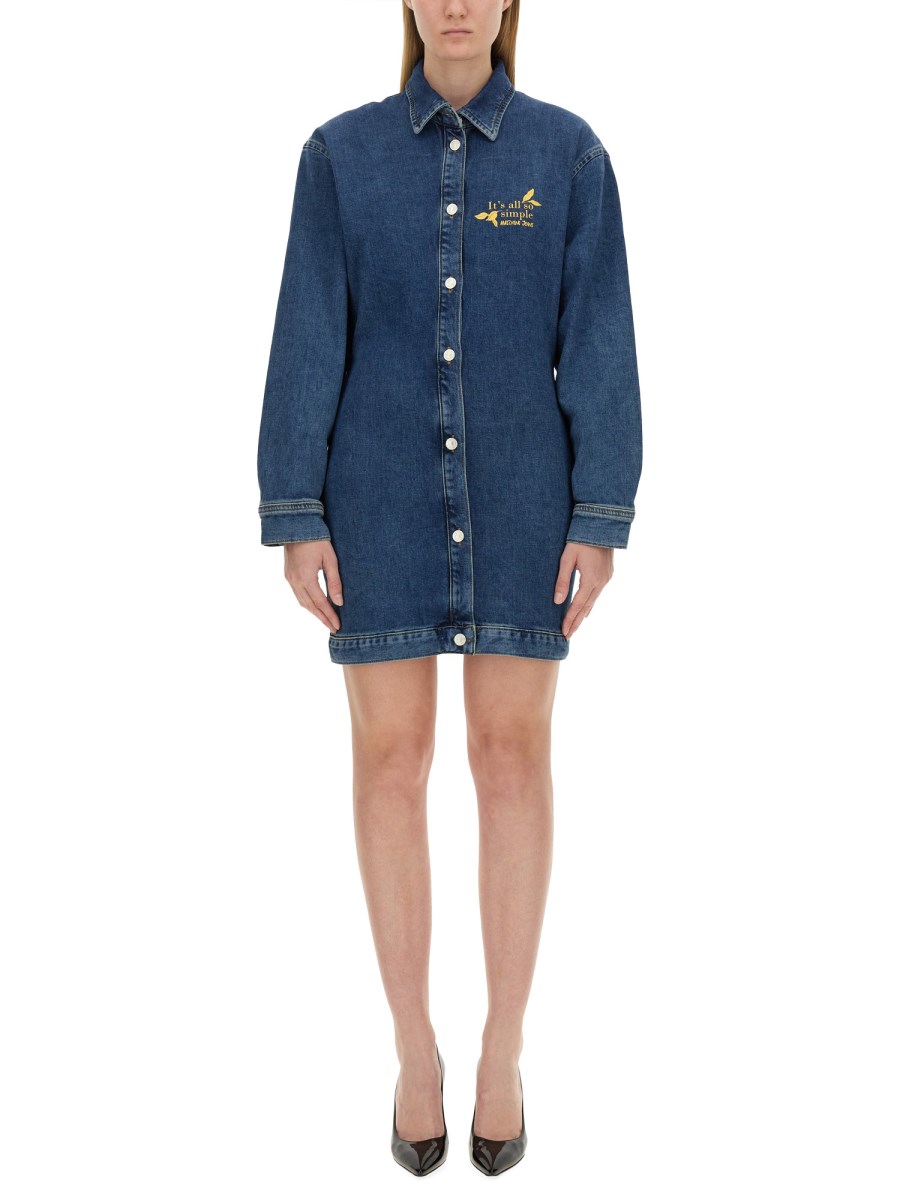 MOSCHINO JEANS ABITO IN DENIM