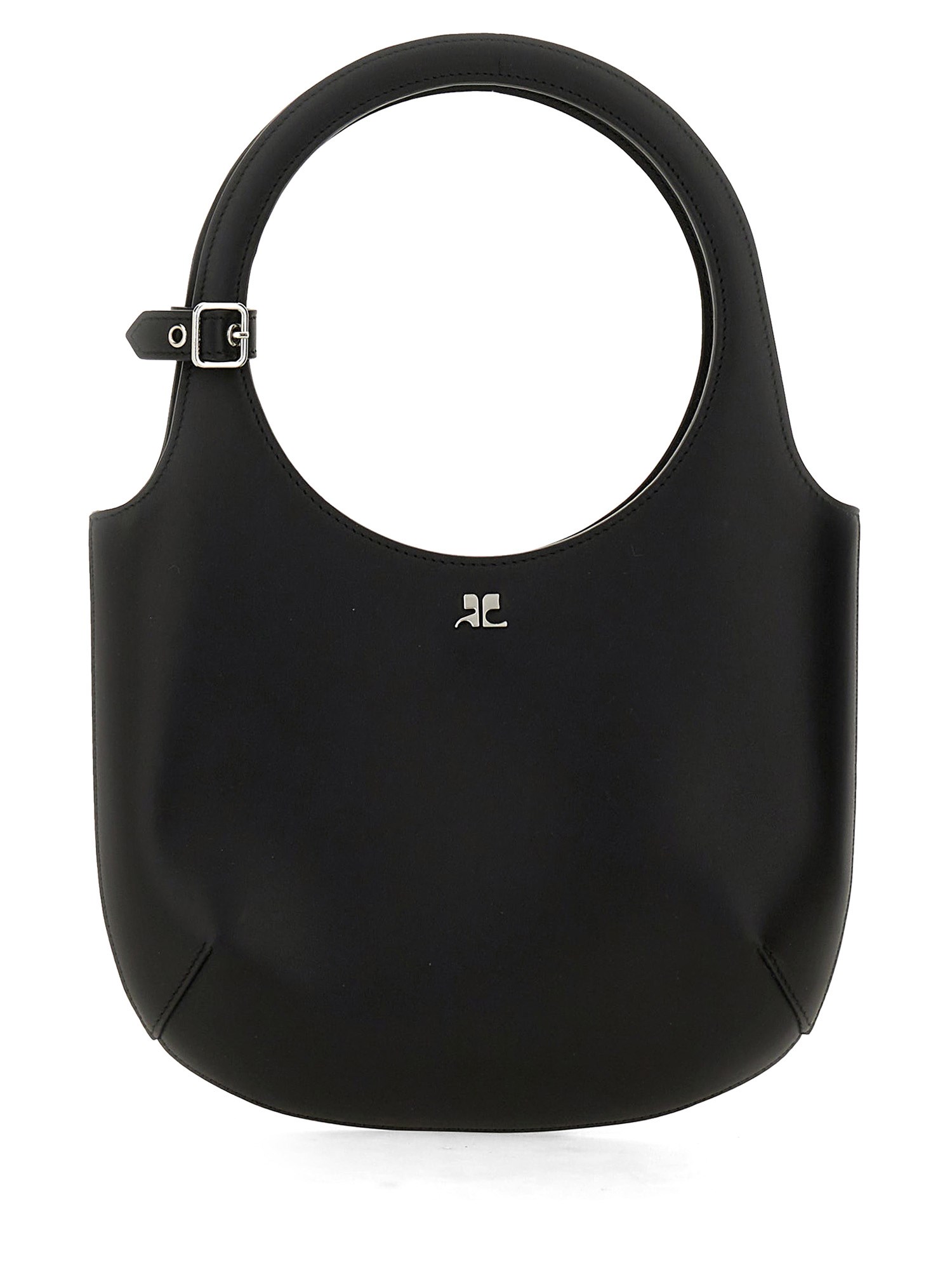 Shop Courrèges Bag "holy" In Black