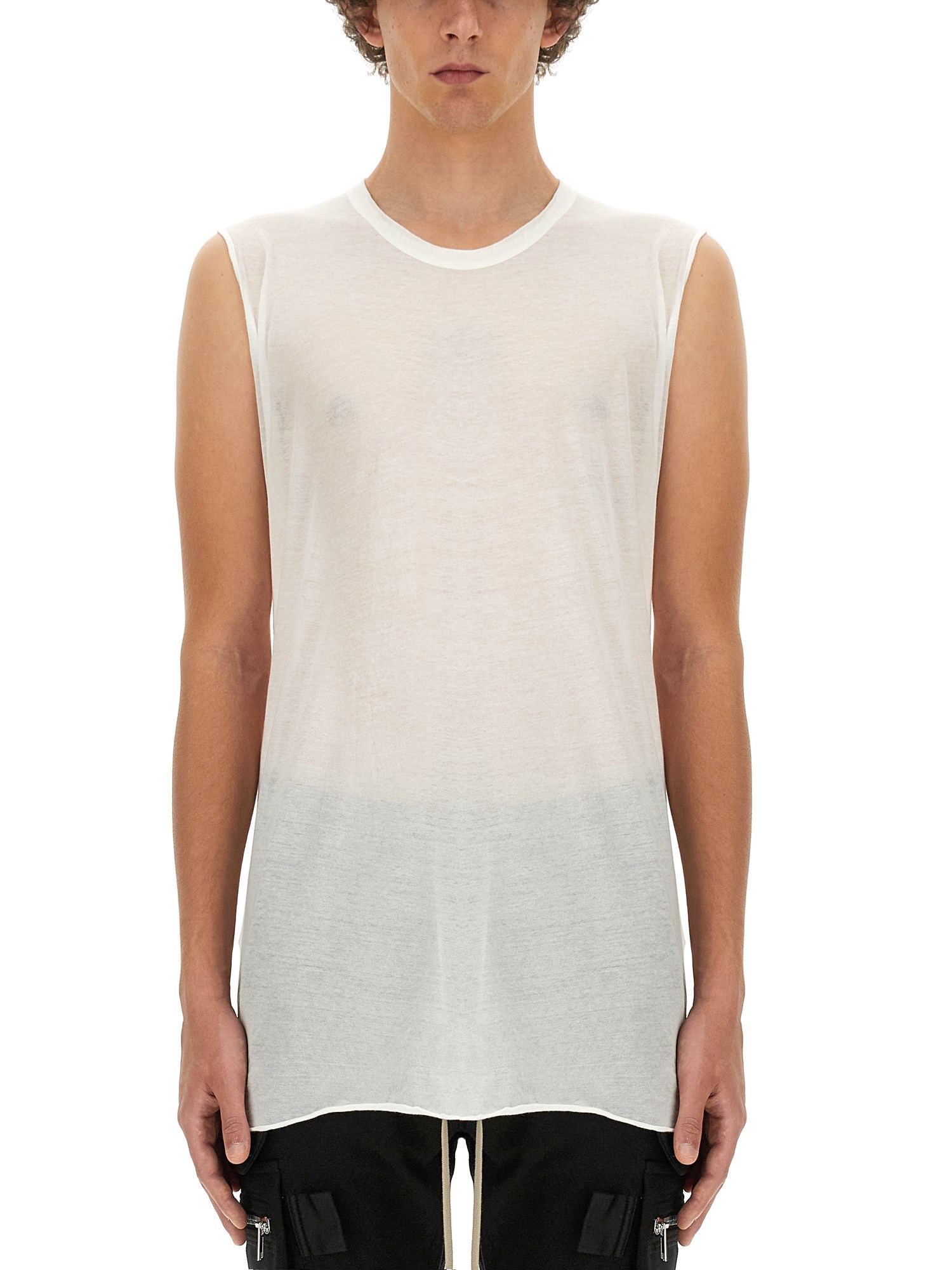 Shop Rick Owens Cotton Tops. In White