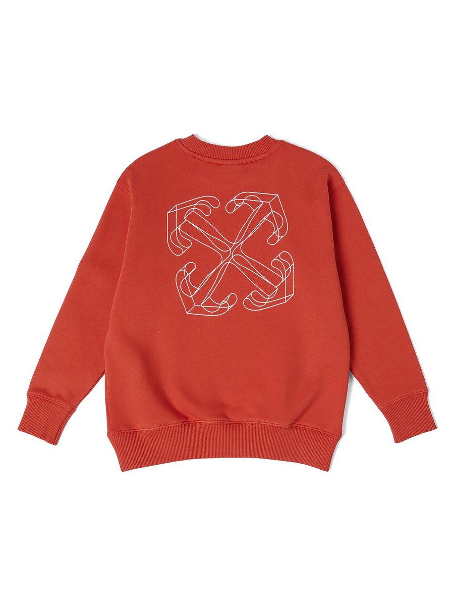 arrow stitched crewneck