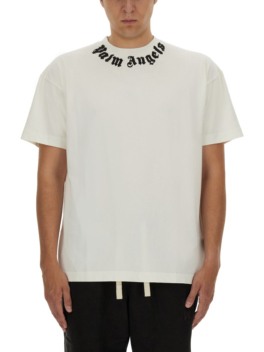 PALM ANGELS T-SHIRT CON LOGO