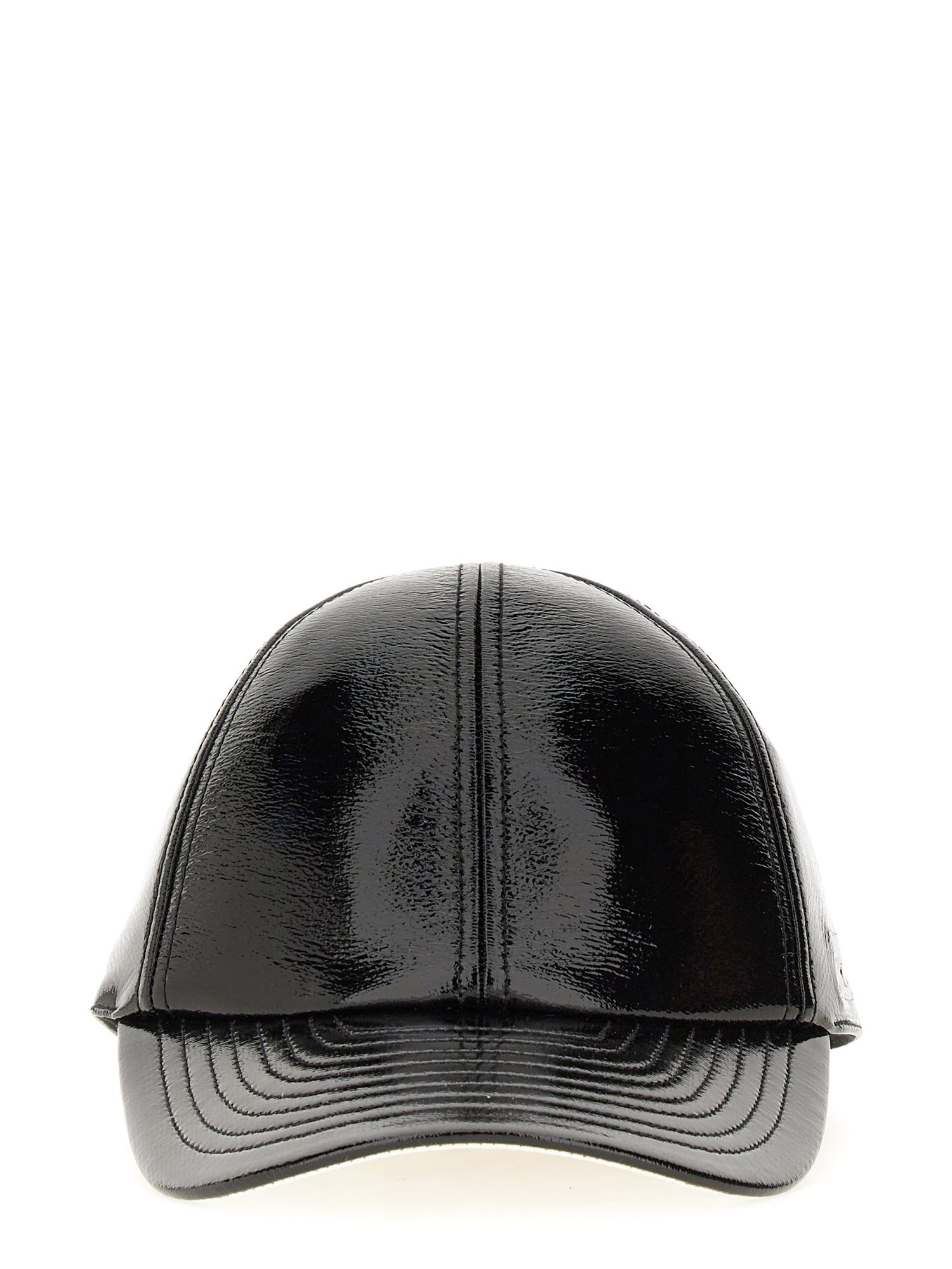 Shop Courrèges Baseball Cap In Black
